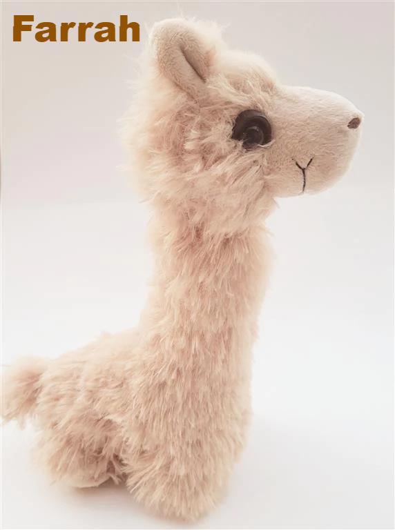 A collection of PacaBuddies Stuffed Alpaca Toys in various colors, showcasing their cute and cuddly design, perfect for alpaca lovers.