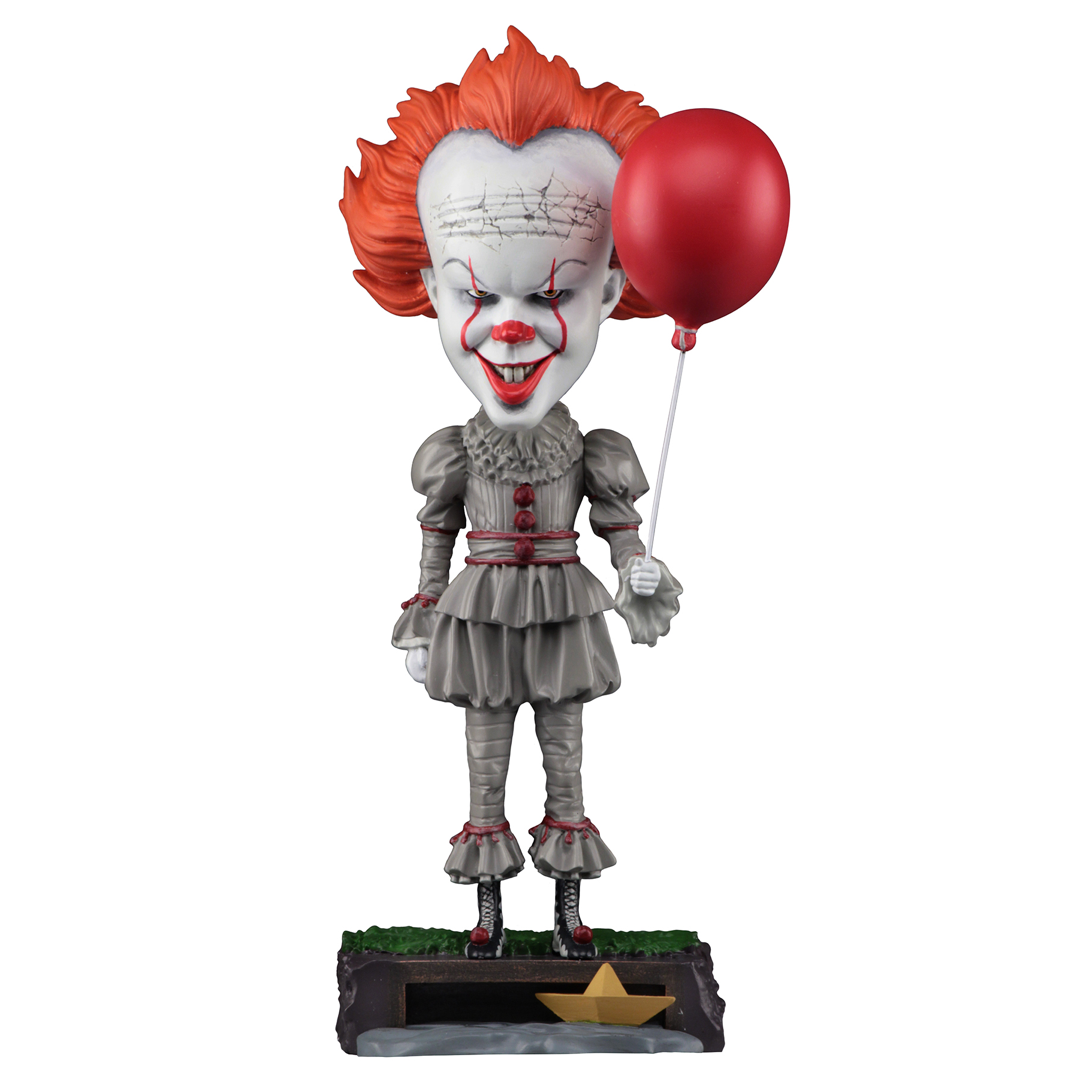 Pennywise Bobblehead from IT Chapter 1, featuring a detailed hand-painted design and a bobbling head, perfect for collectors.