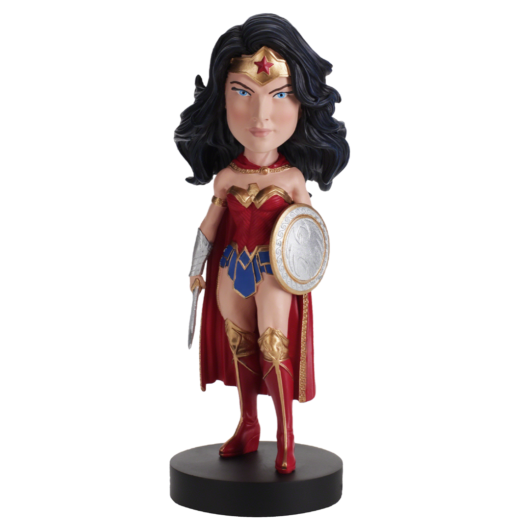 Wonder Woman Gal Gadot Bobblehead, 6 inches tall, detailed design.