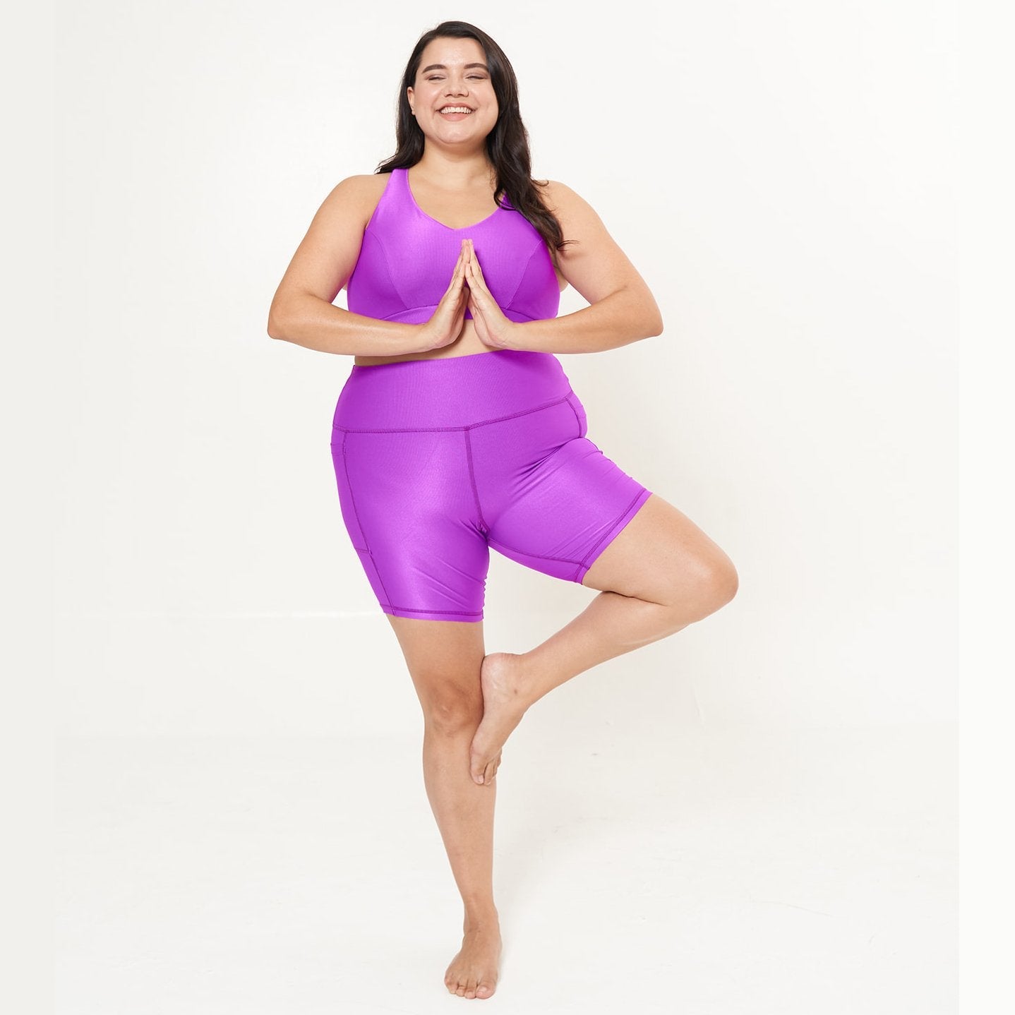 Main Pocket Bike Short - Fuchsia Rib Pattern image