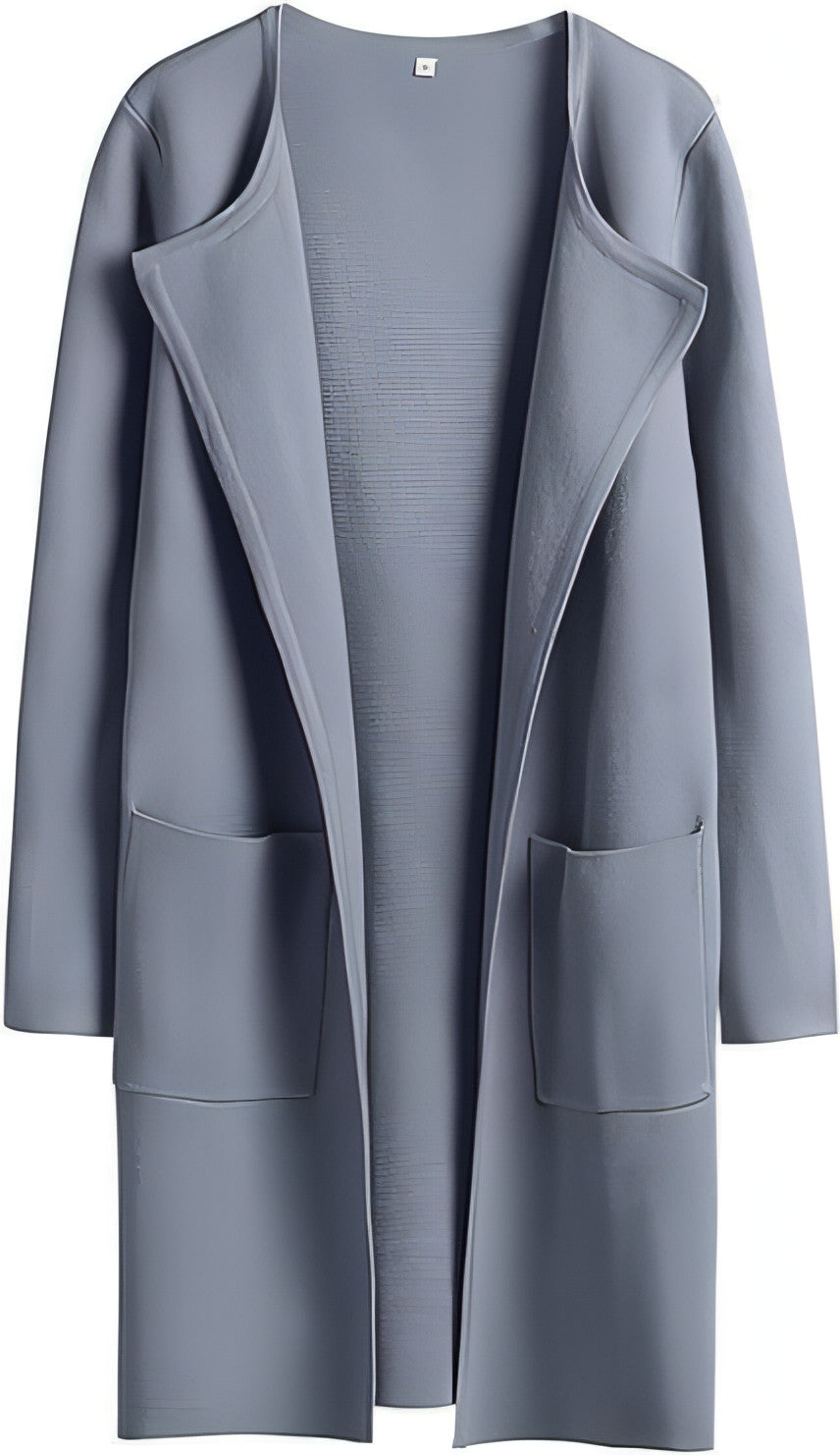 A stylish women's coat featuring a turn-down collar, made from high-quality materials, perfect for casual wear.