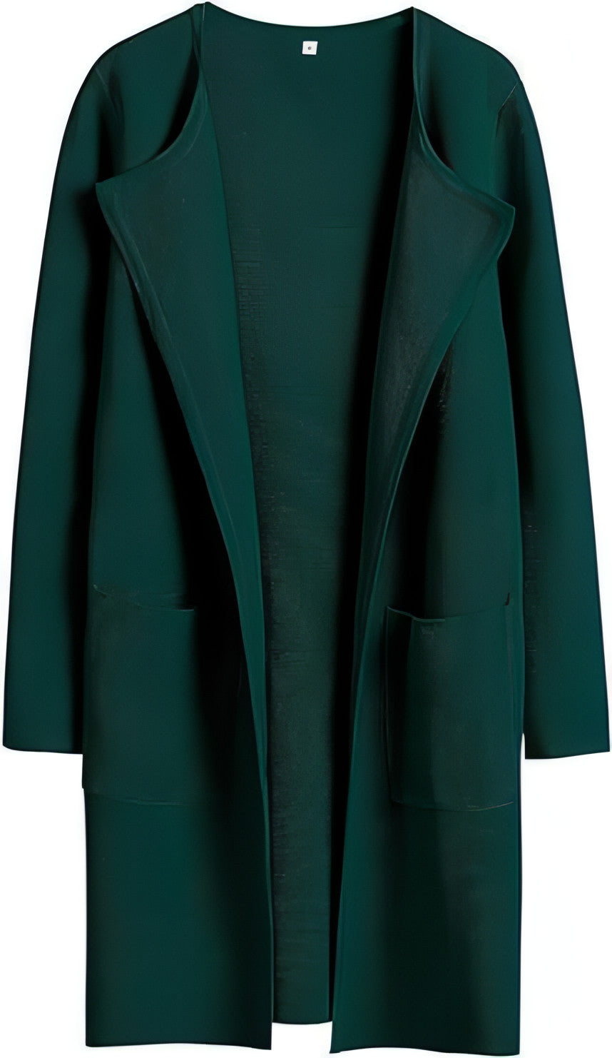 A stylish women's coat featuring a turn-down collar, made from high-quality materials, perfect for casual wear.
