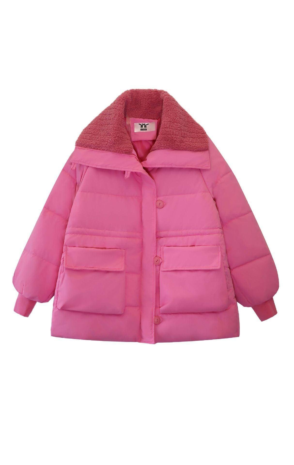 Main Large Lapel Down Jacket For Women image