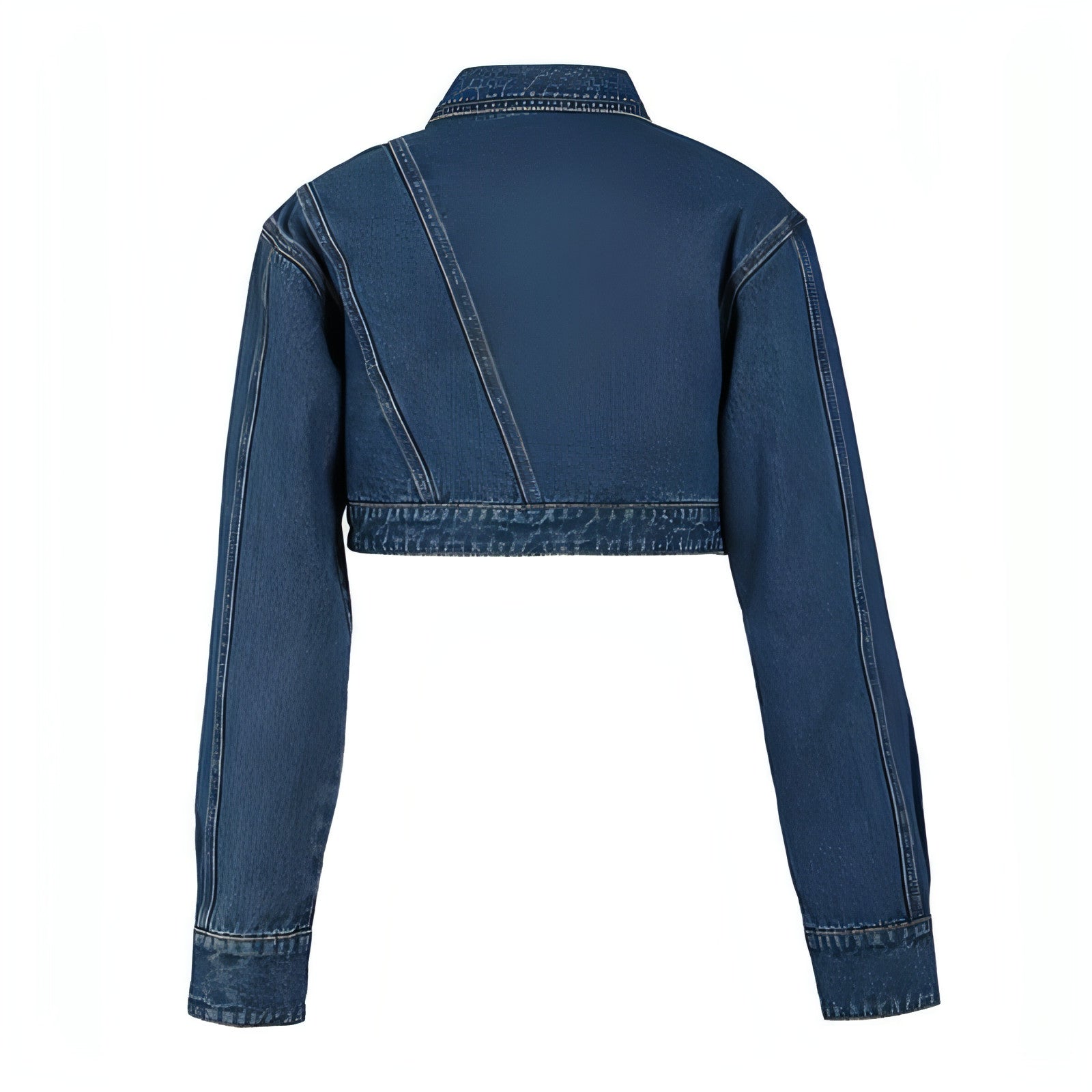 A stylish women's ultra-short top jacket in various trendy colors, showcasing a loose and flowy fit, perfect for layering.