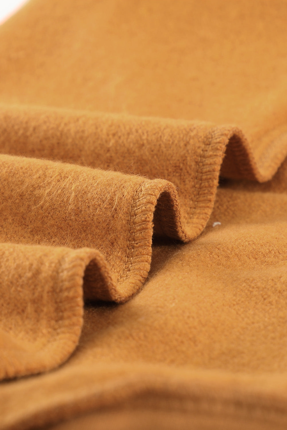 A stylish brown zip-up hoodie jacket with pockets and a drawstring hood, perfect for casual wear.