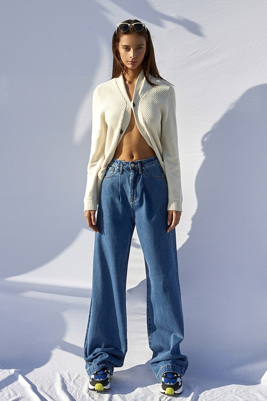 Main Insane Gene High Rise Wide Leg Jeans image