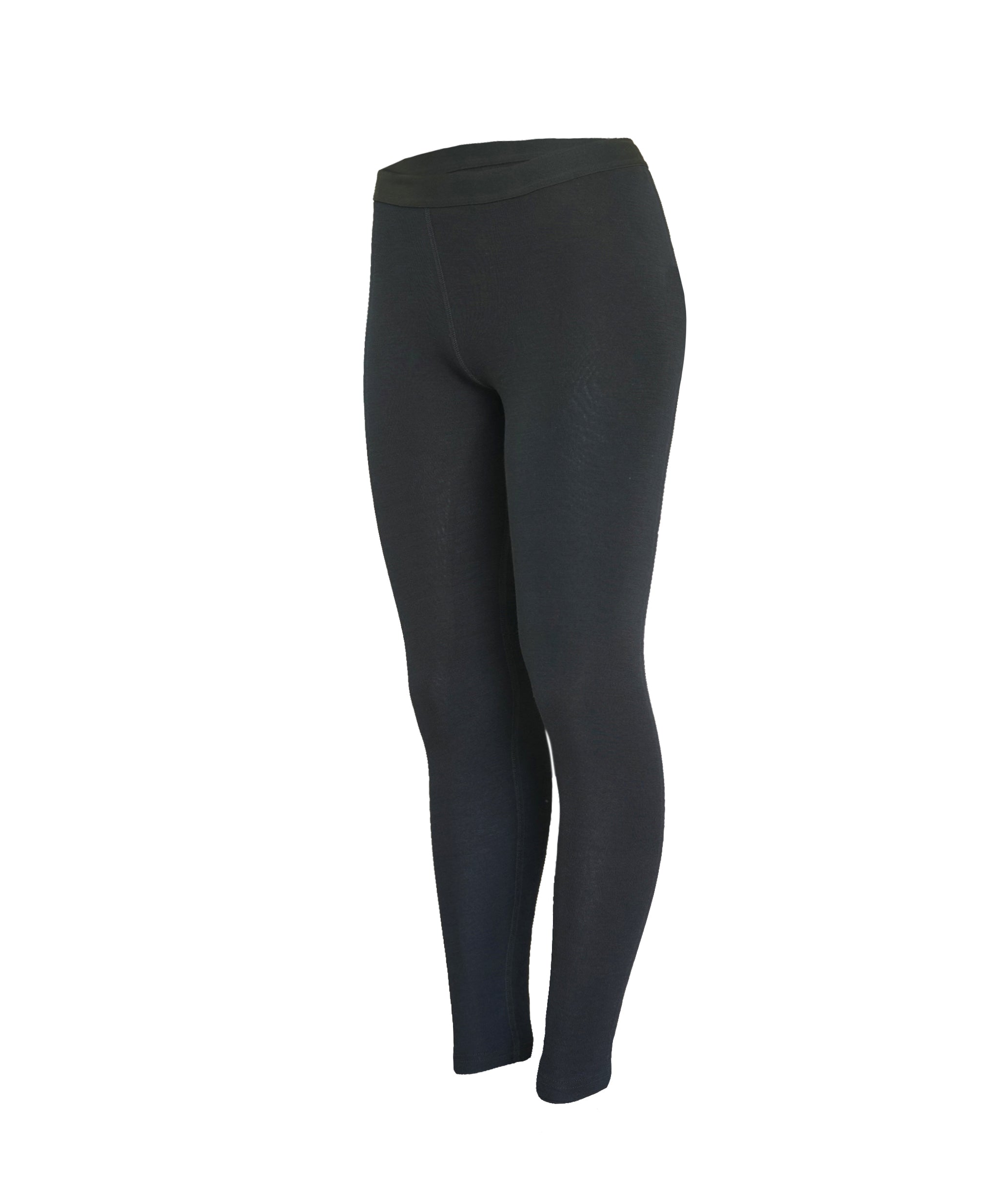 Women's tittimitti® Merino Wool Blend Thermal Underwear Base Layer, showcasing lightweight leggings in a soft fabric blend.