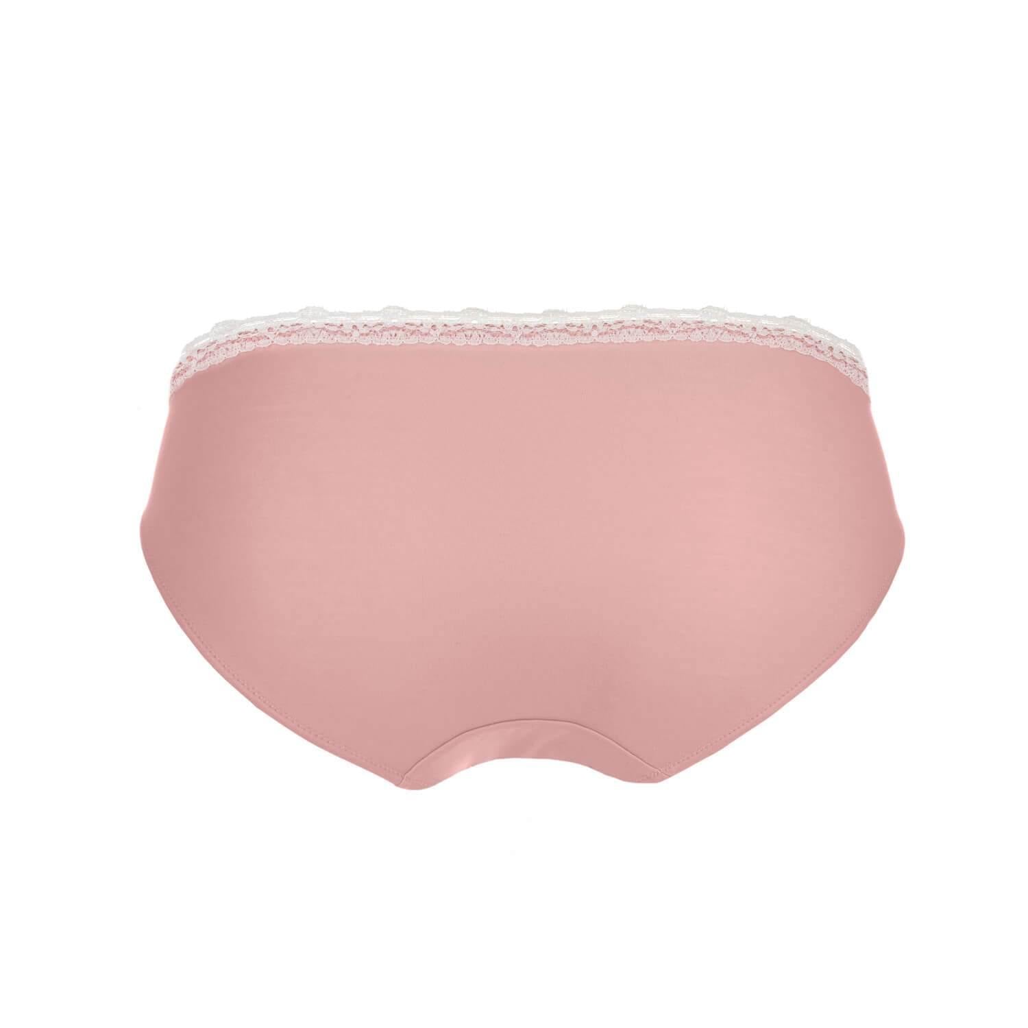 Blossom Silk & Cotton Brief showcasing luxurious silk and soft Pima cotton blend, designed for comfort and hygiene.