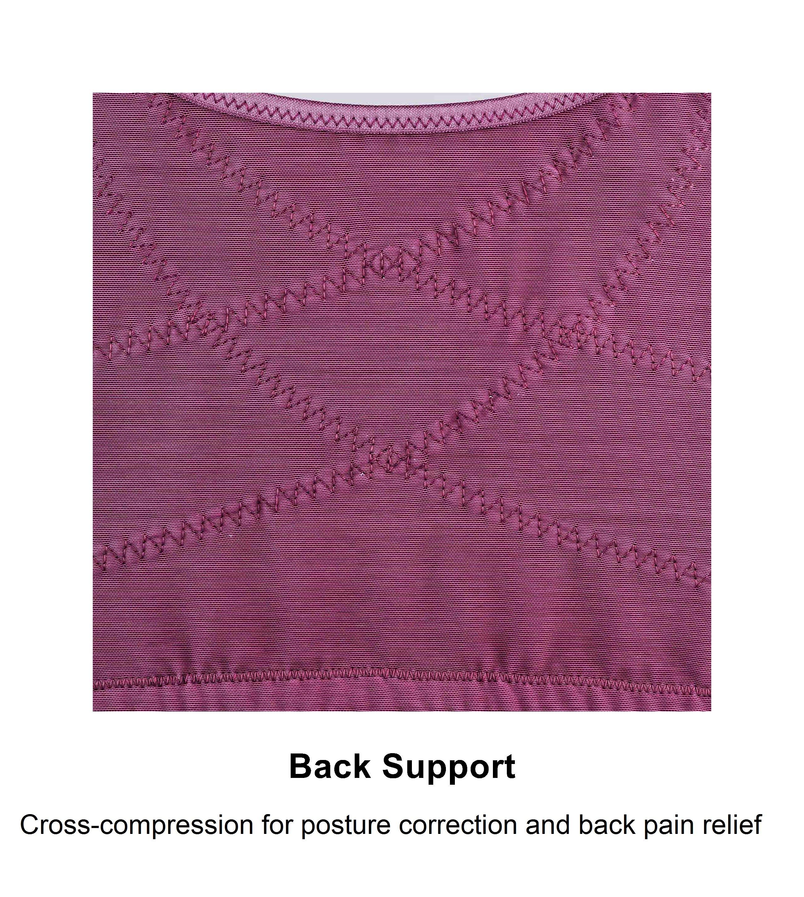 Claret Silk Back Support Cotton Sports Bra showcasing criss-cross bands and lace detailing, available in multiple colors.