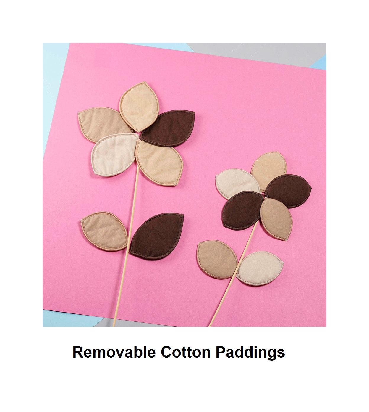 Cocoa Underwired Silk & Organic Cotton Full Cup Bra showcasing its luxurious silk cups and removable padding.