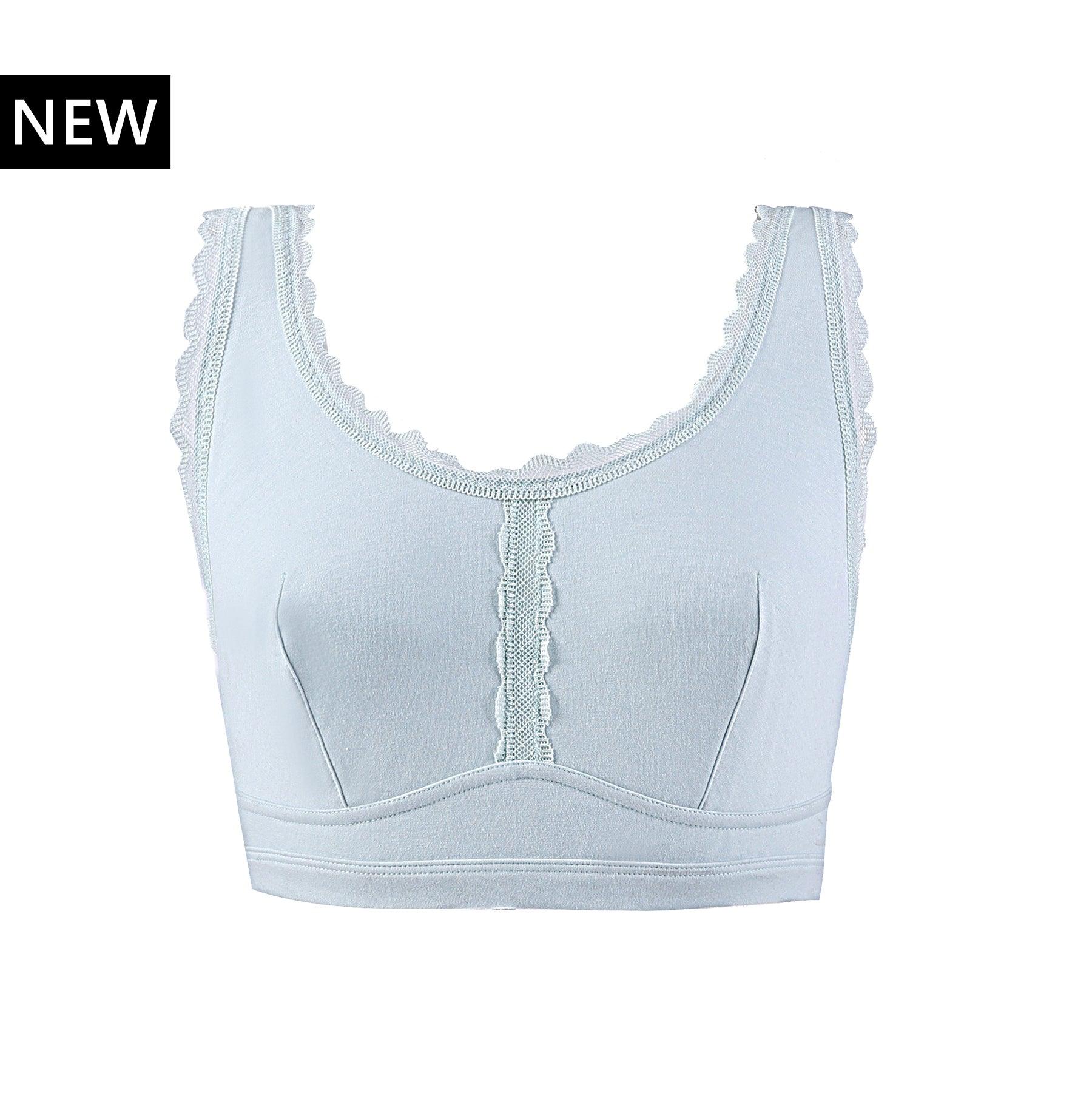 Georgia Silk Back Support Bra featuring pure silk cups and organic cotton body, designed for comfort and elegance.