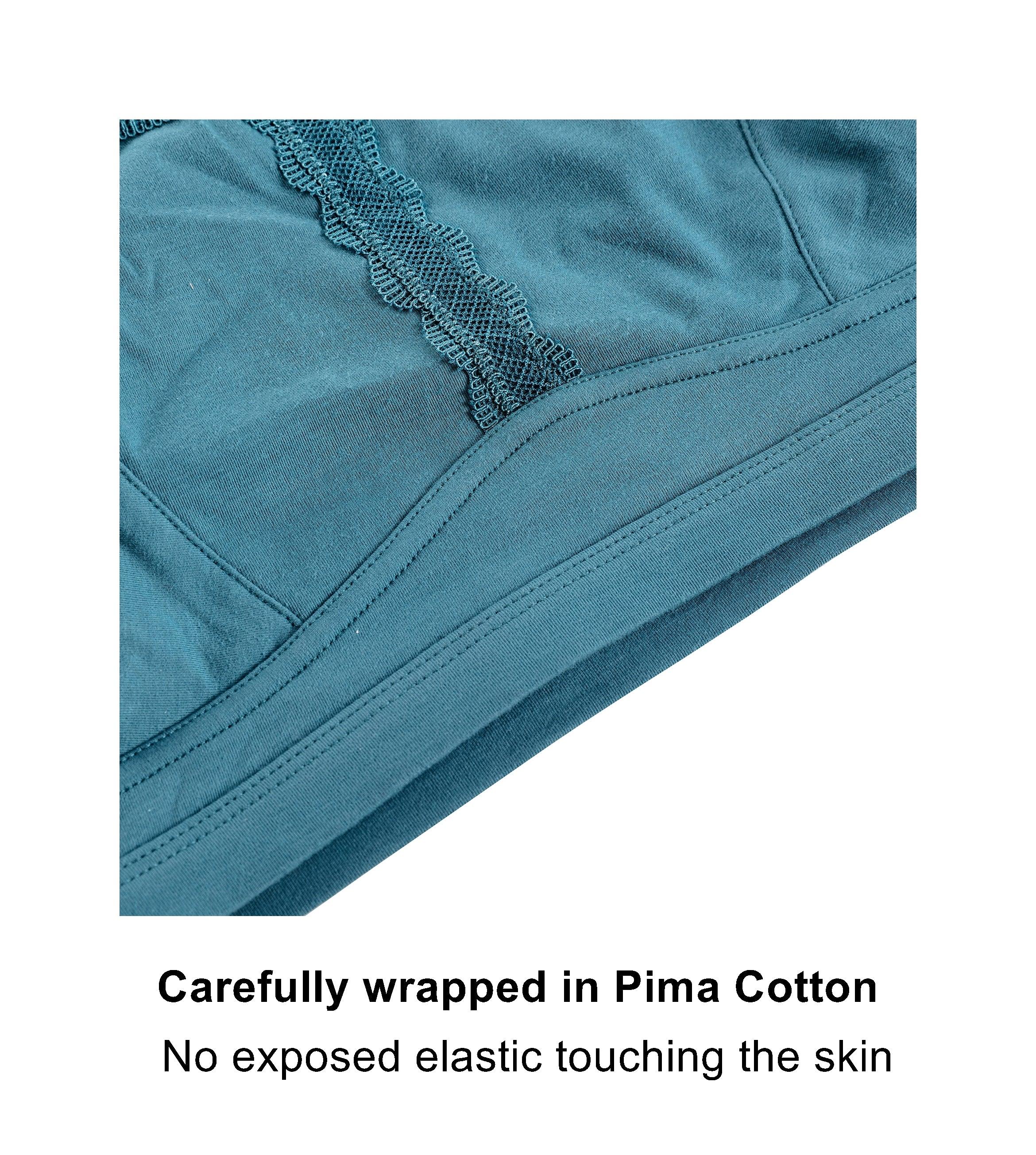 Georgia Silk Back Support Bra featuring pure silk cups and organic cotton body, designed for comfort and elegance.