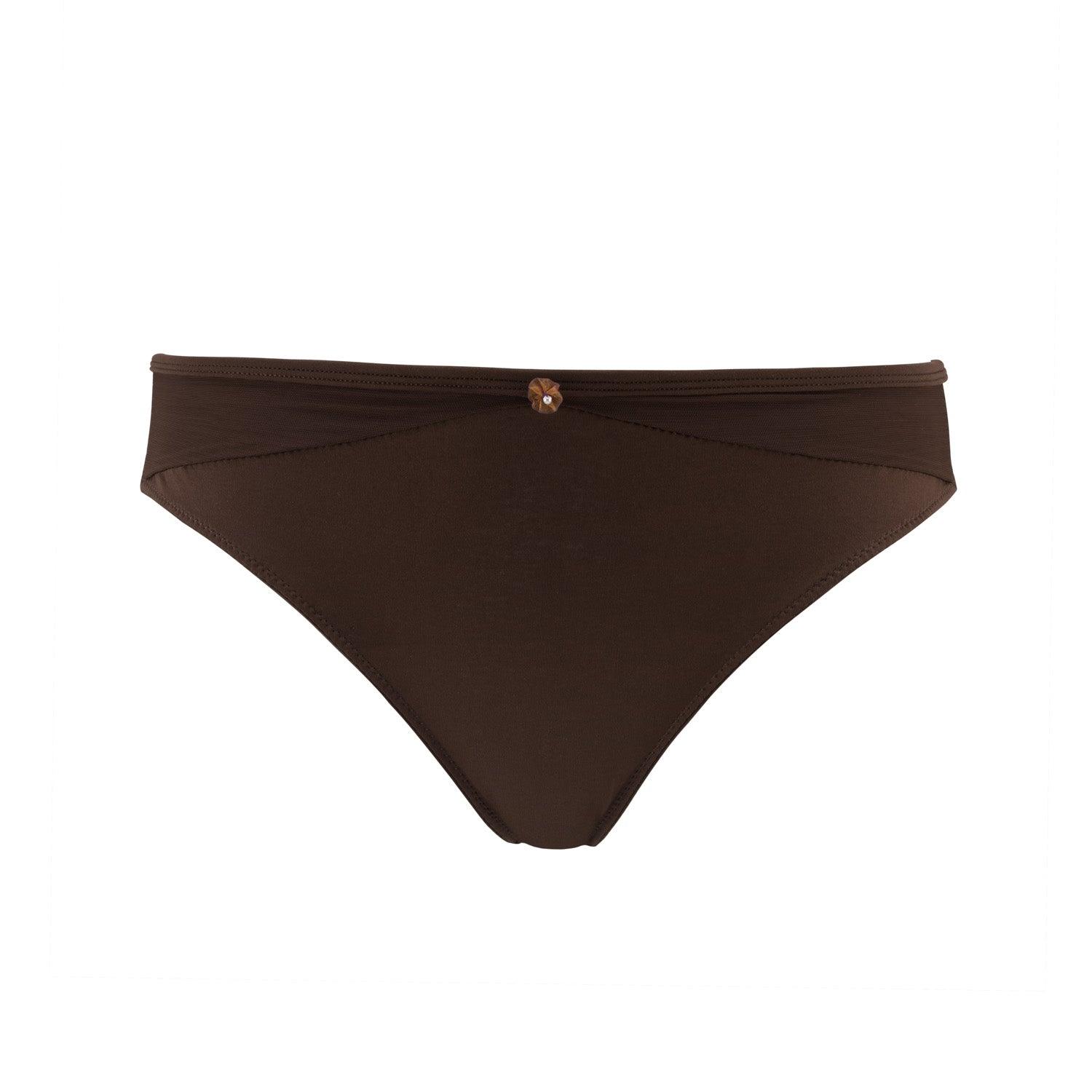 Hope Silk & Organic Cotton Brief in various skin tone colours, showcasing luxurious fabric and elegant design.