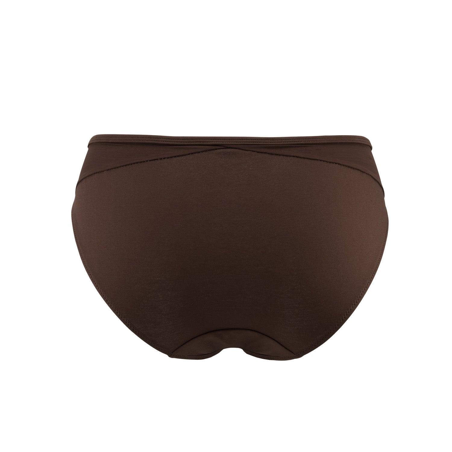 Hope Silk & Organic Cotton Brief in various skin tone colours, showcasing luxurious fabric and elegant design.