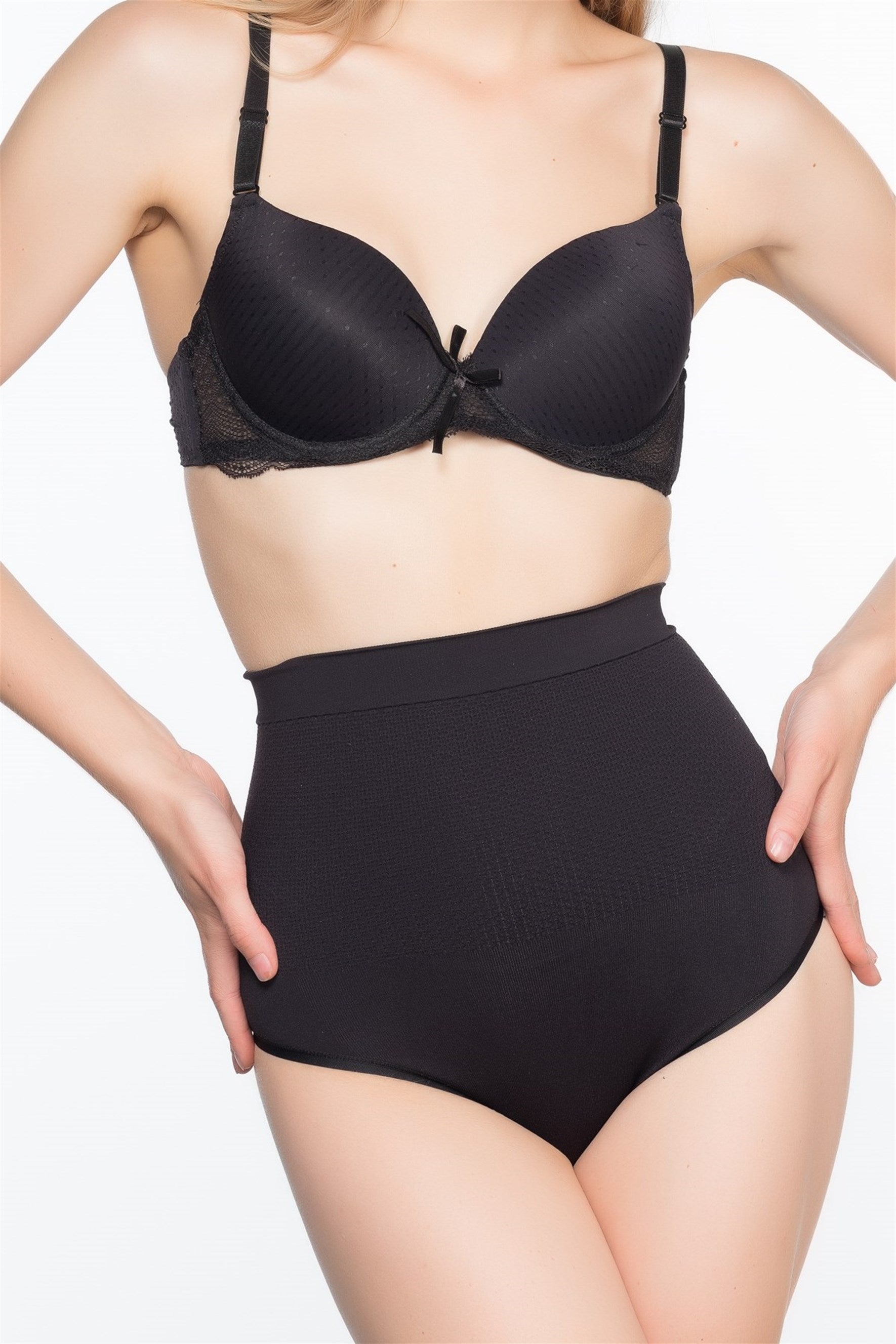 Shopymommy 2054 Seamless String Postpartum Corset in a neutral color, showcasing its seamless design and breathable fabric.