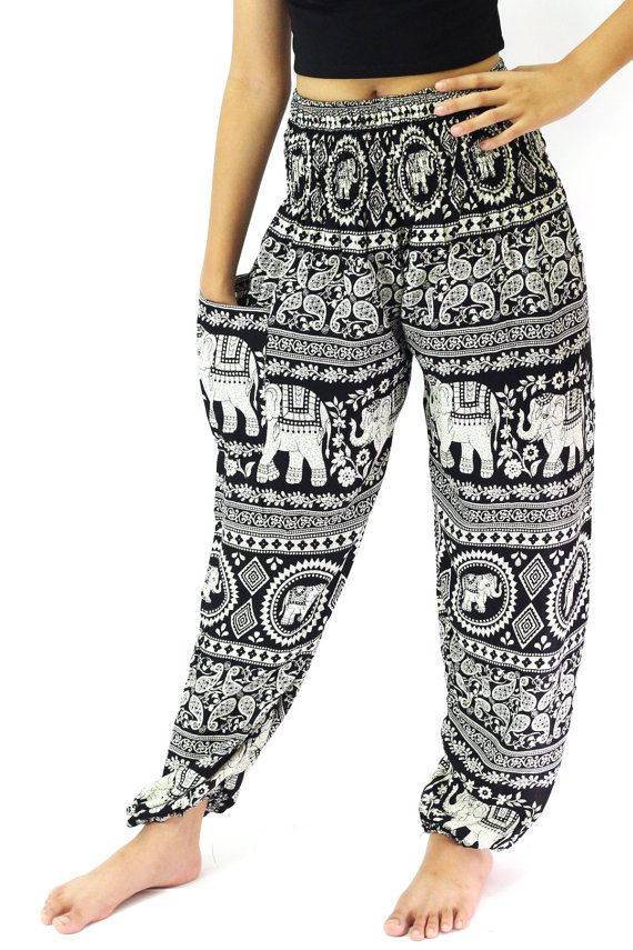 Animal Print High-Waist Rayon Pant featuring a stylish design with an elasticated waistband and ankles, perfect for yoga and casual wear.