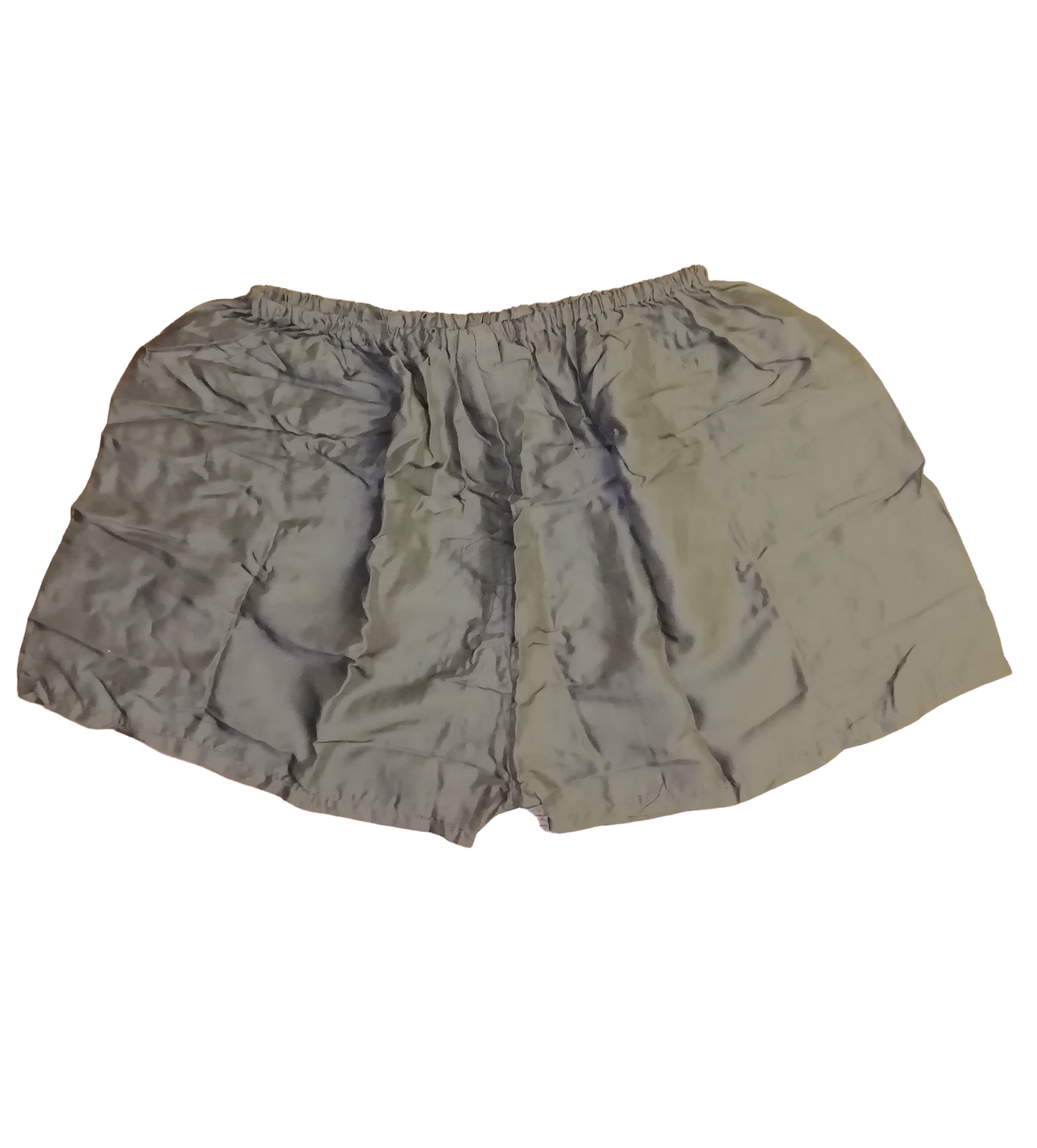 Bohotusk Olive Green Harem Shorts made from soft rayon, featuring an elasticated waist and a comfortable fit, perfect for casual and active wear.