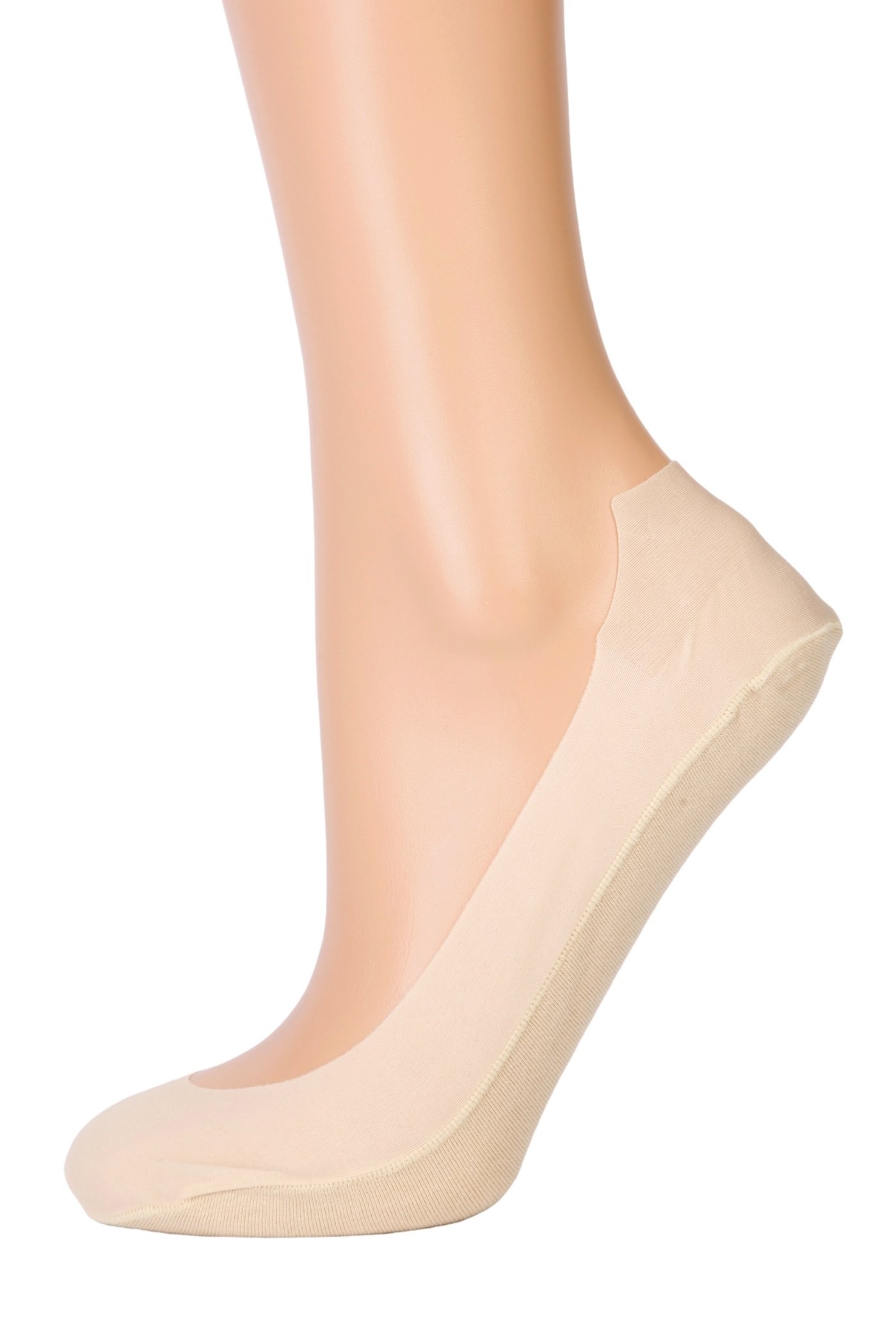 ALMADA beige steps for women featuring a soft cottony sole and silicone edge for slip resistance.