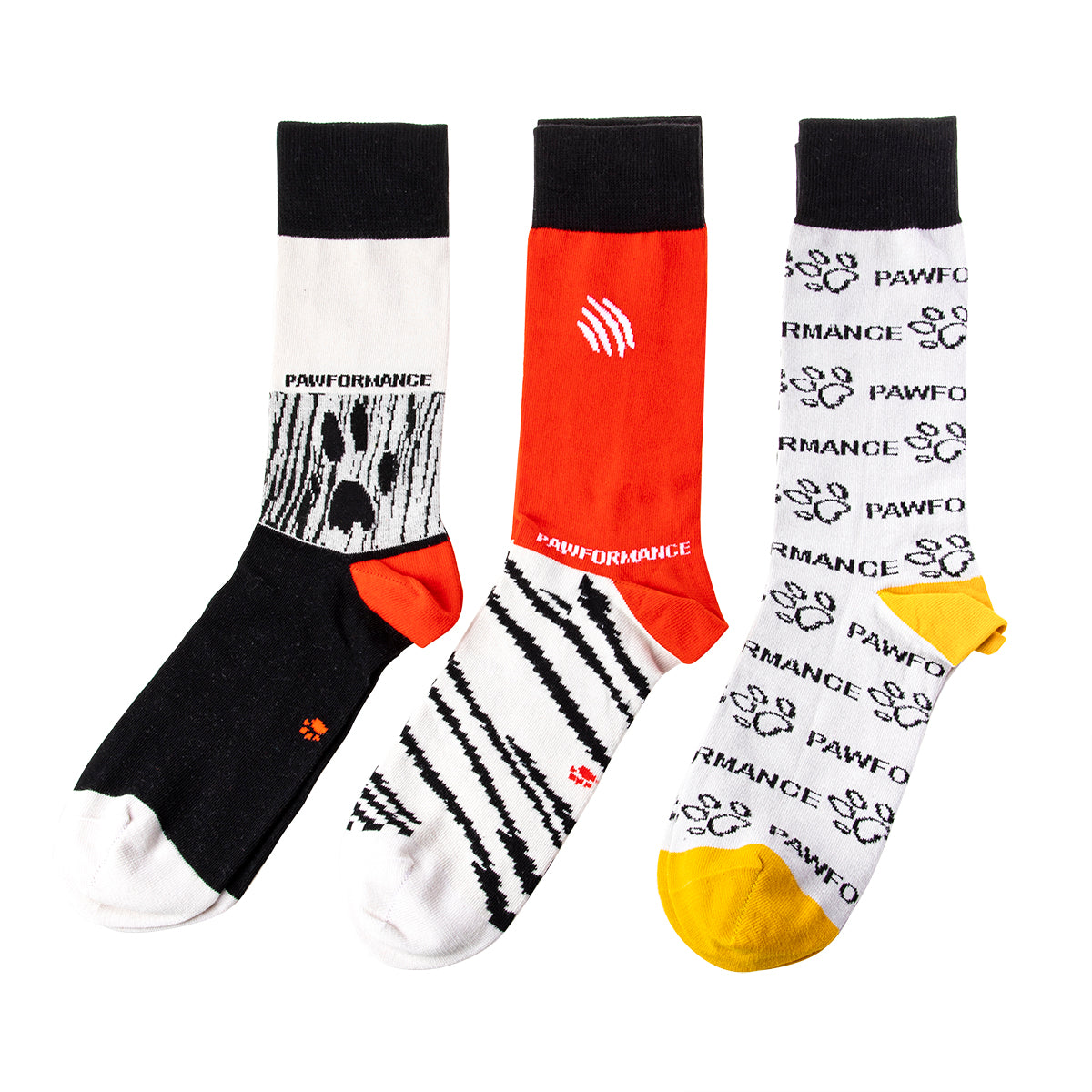 Biggdesign Dogs Pawformance Herren Socken Set in bunten Designs, hergestellt aus weicher, atmungsaktiver Baumwolle, ideal für jeden Anlass.
