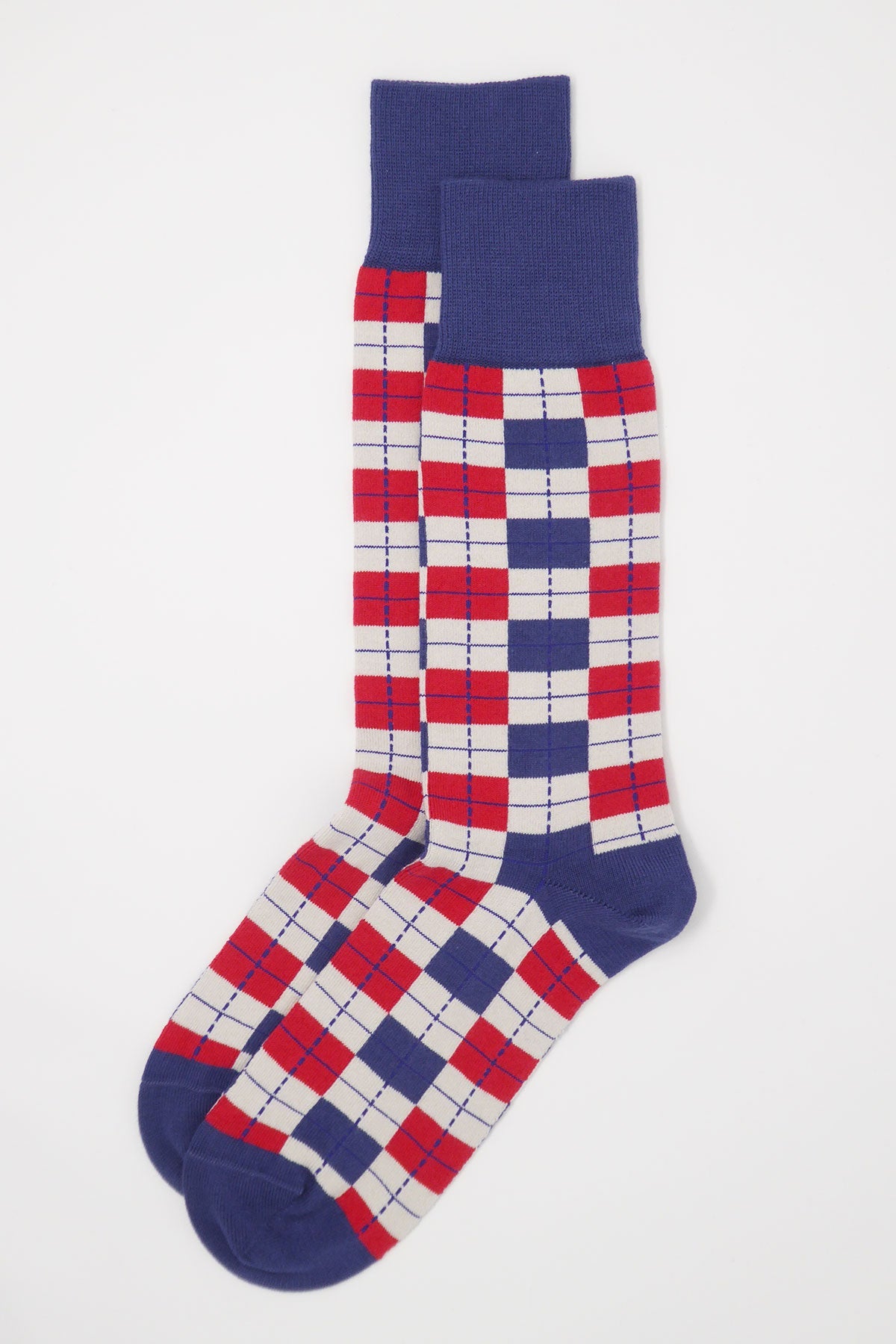 Checkmate Men's Socks in taupe, showcasing luxurious Supima cotton and seamless toe design, perfect for stylish gentlemen.