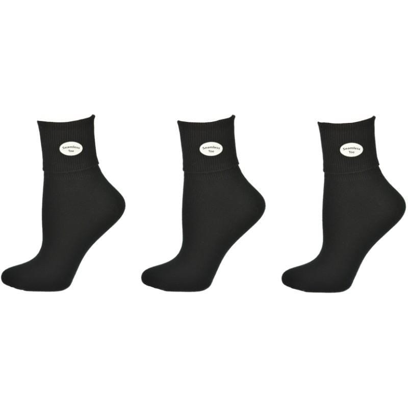 Three pairs of Classic Ribbed Single Cuff Pima Cotton Socks in assorted colors, showcasing their ribbed texture and soft fabric.