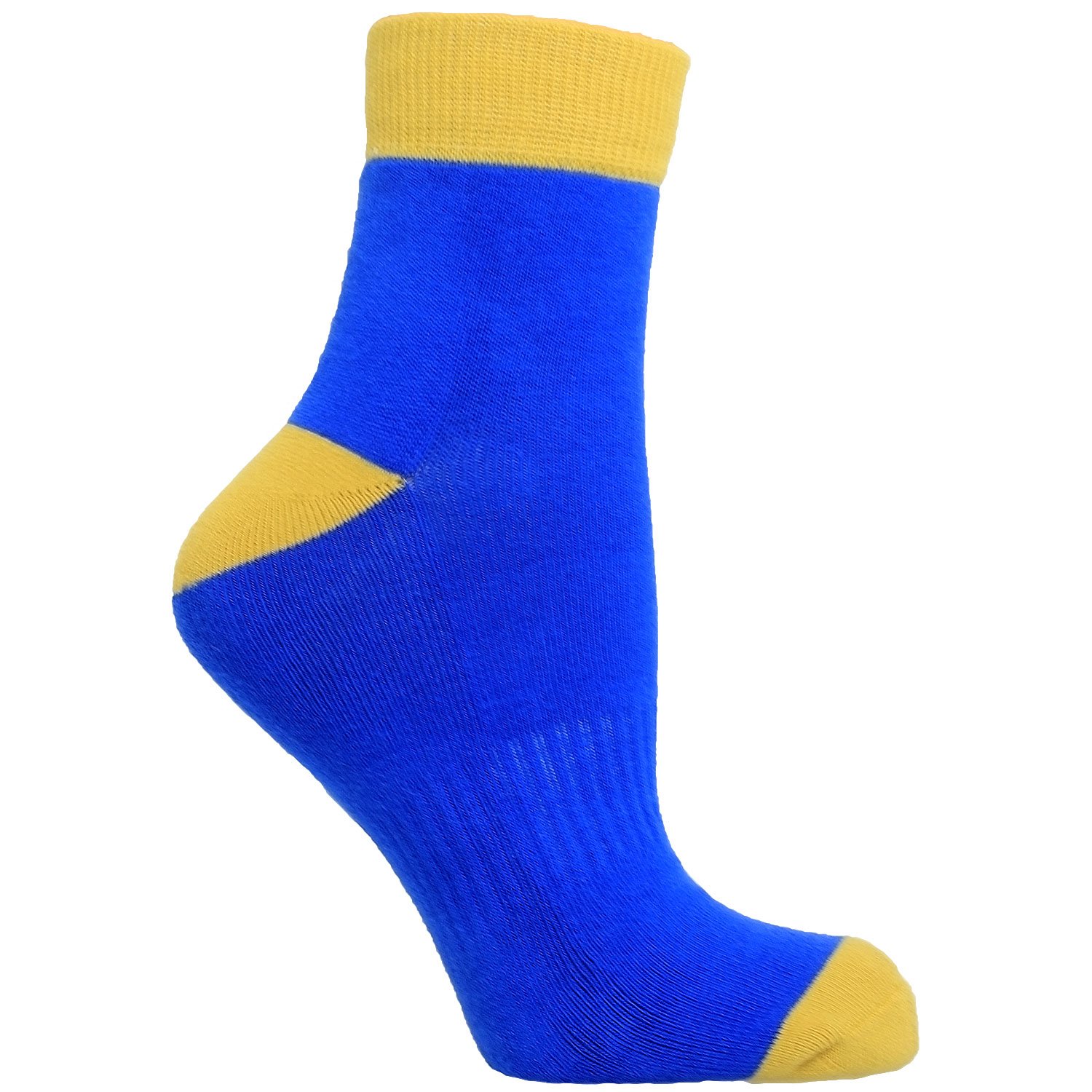 Colorblock Quarter Performance Sock - 3 Pack featuring burgundy, teal, and blue colors with cushioned heel and toe.