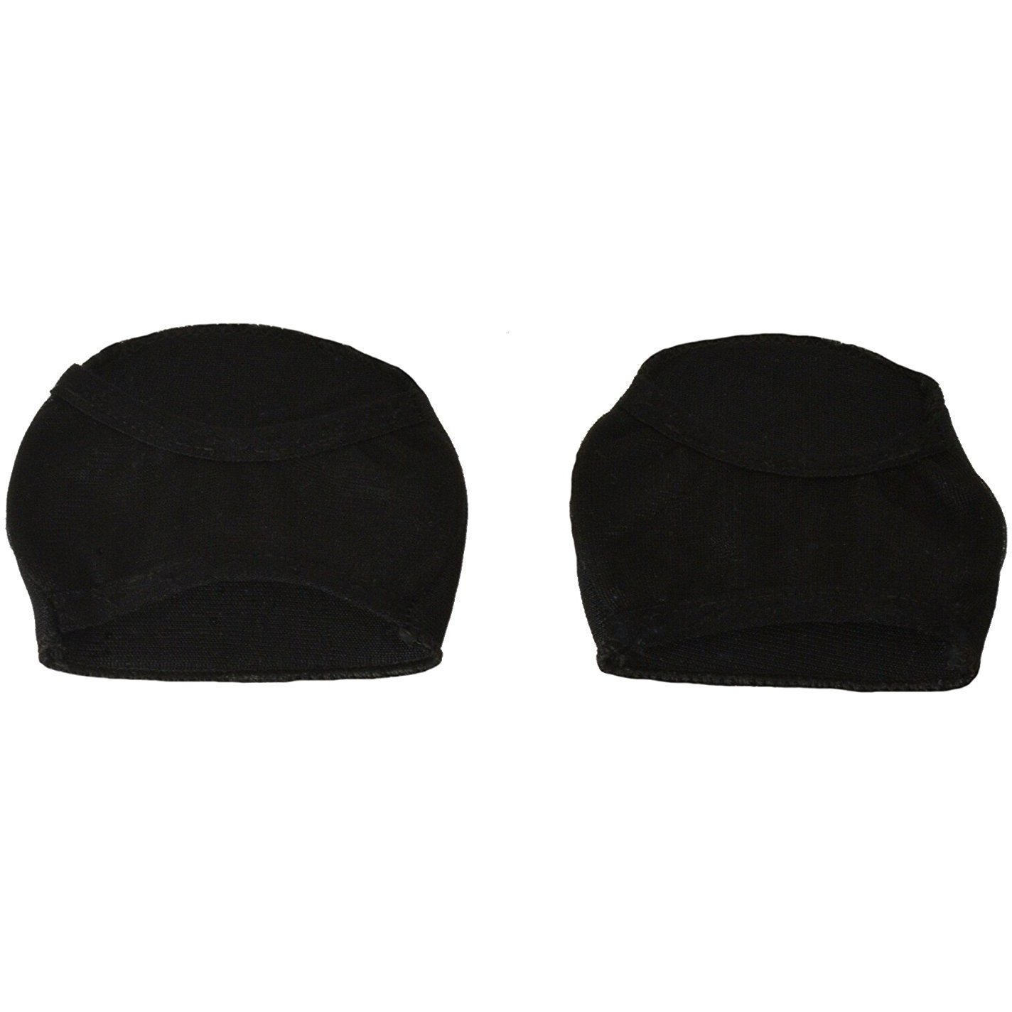 Sheer Open Toe Cover with Cushion Non-Skid Sole in a 4 pair pack, showcasing the nylon material and silicone gripper design.