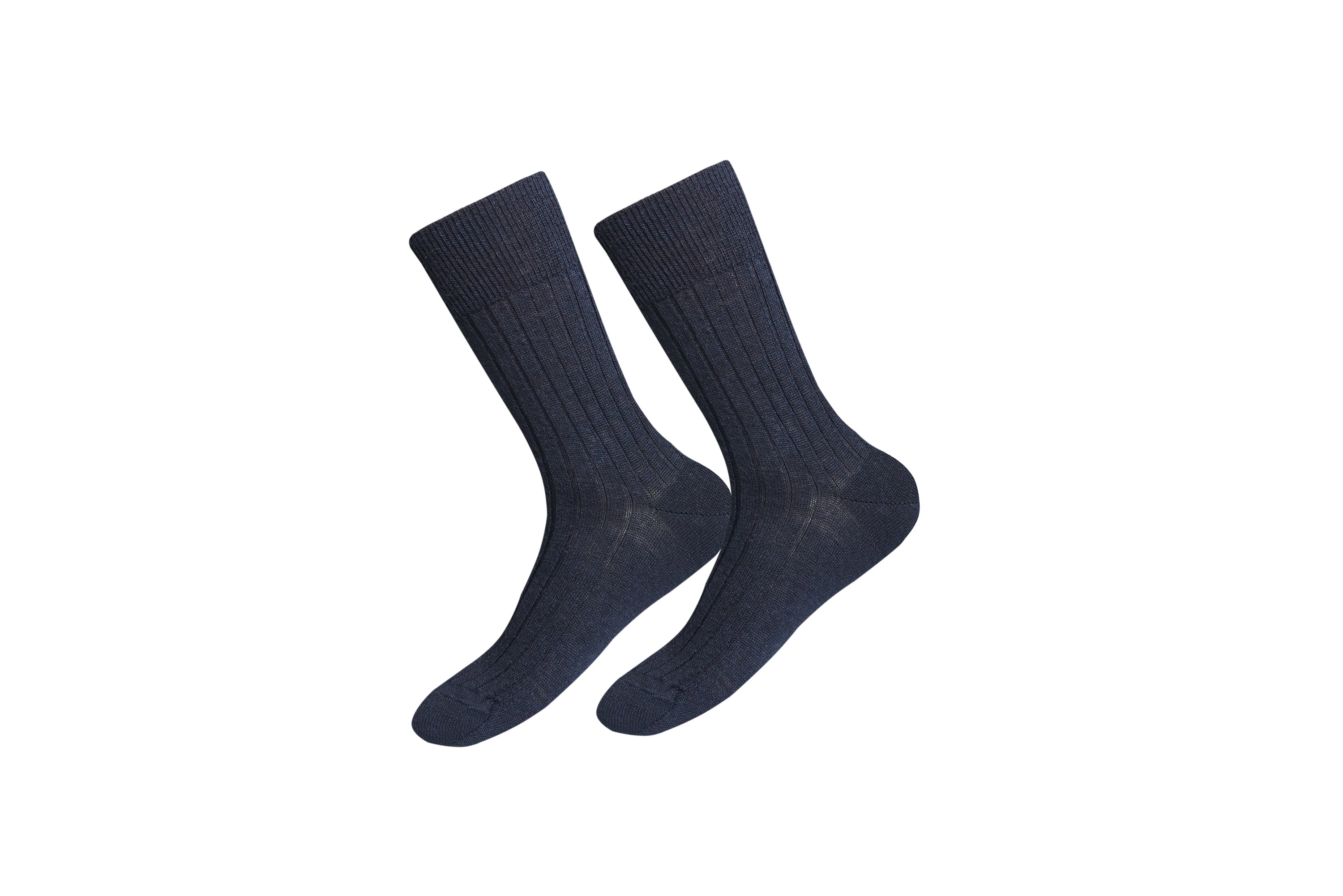 A pair of tittimitti® Women's Socks made from 75% Extra-Fine Merino Wool and 25% Silk, showcasing their luxurious texture and Italian craftsmanship.