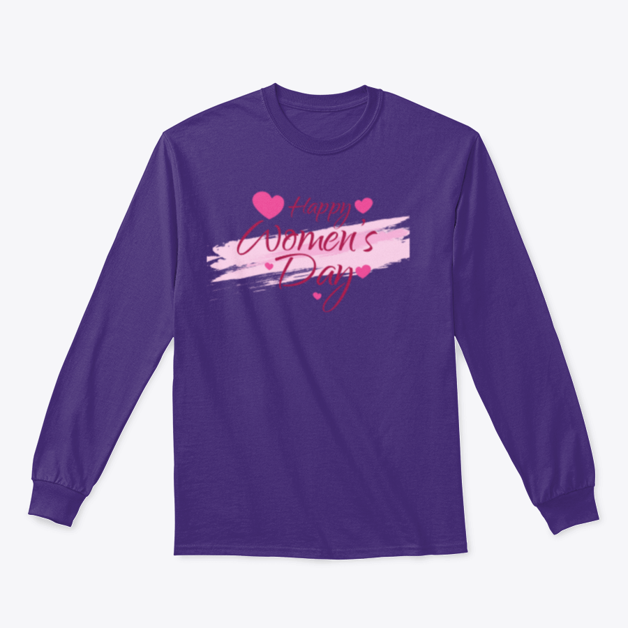 A stylish 8 March International Women's Day T-shirt design featuring a classic fit, made from 100% cotton, perfect for celebrating women's achievements.