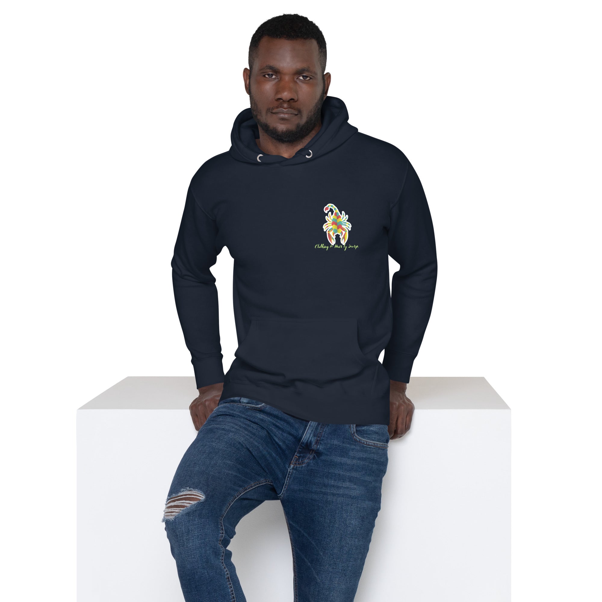 CHBS Logo Premium Unisex Hoodie in a stylish design, featuring a front pouch pocket and warm hood.