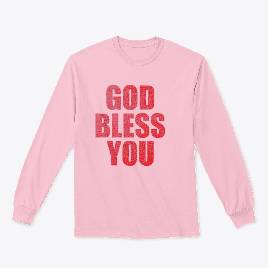 A trendy God Bless You vector illustration symbol, showcasing a heartfelt message suitable for banners and signs, designed with vibrant colors.