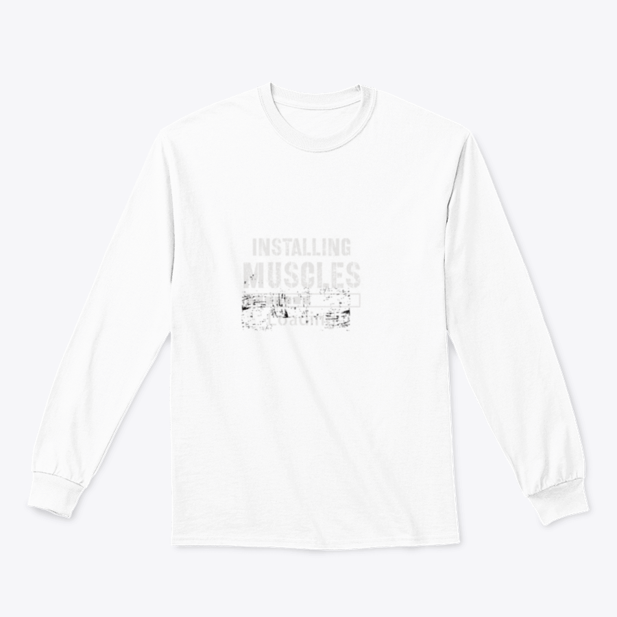 Installing Muscles Grunge Background Vintage Inspirational And t-shirt featuring a stylish grunge design in a comfortable fit.