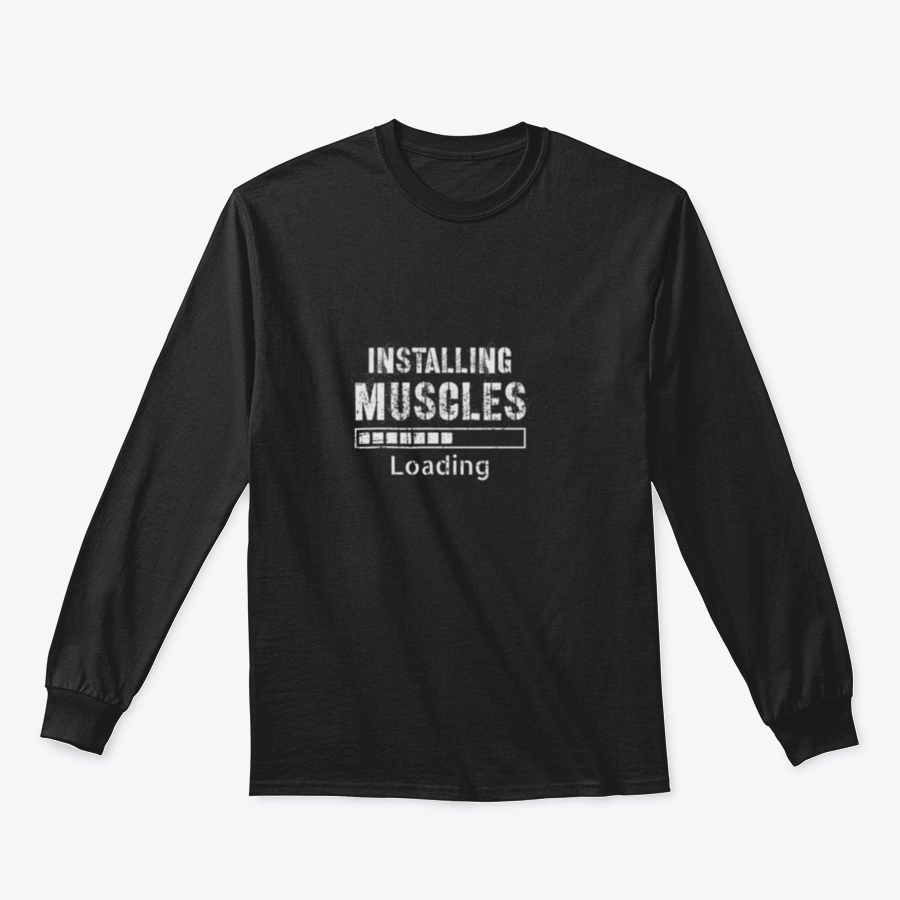 Installing Muscles Grunge Background Vintage Inspirational And t-shirt featuring a stylish grunge design in a comfortable fit.