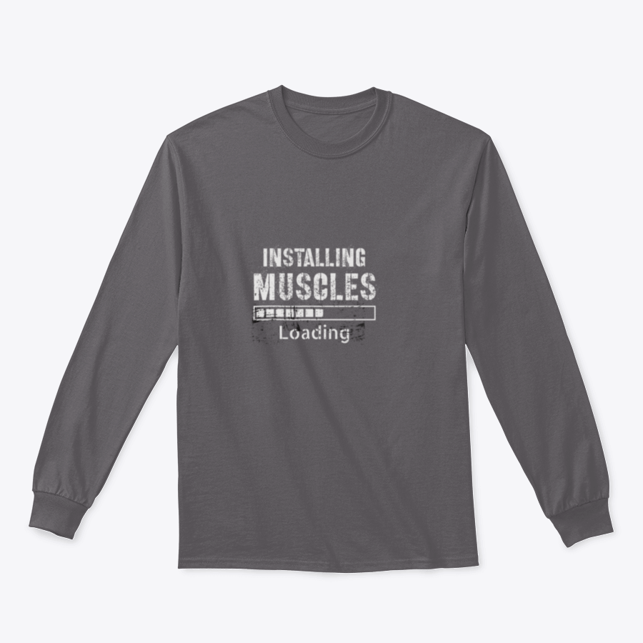 Installing Muscles Grunge Background Vintage Inspirational And t-shirt featuring a stylish grunge design in a comfortable fit.