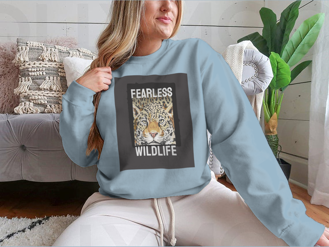 Leopard Head On Leopard Skin T-shirt featuring a bold graphic design on a comfortable cotton fabric.