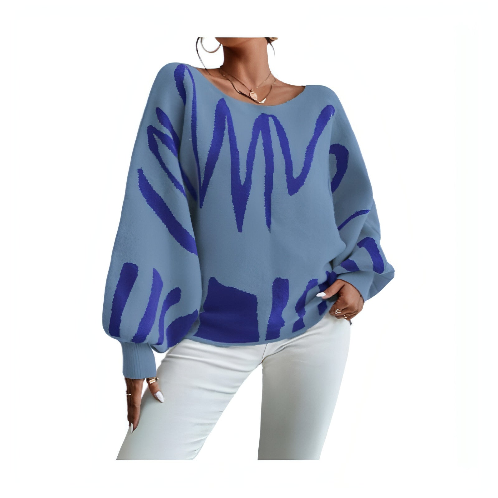 Main Loose Pullover Knitting Sweater Women image