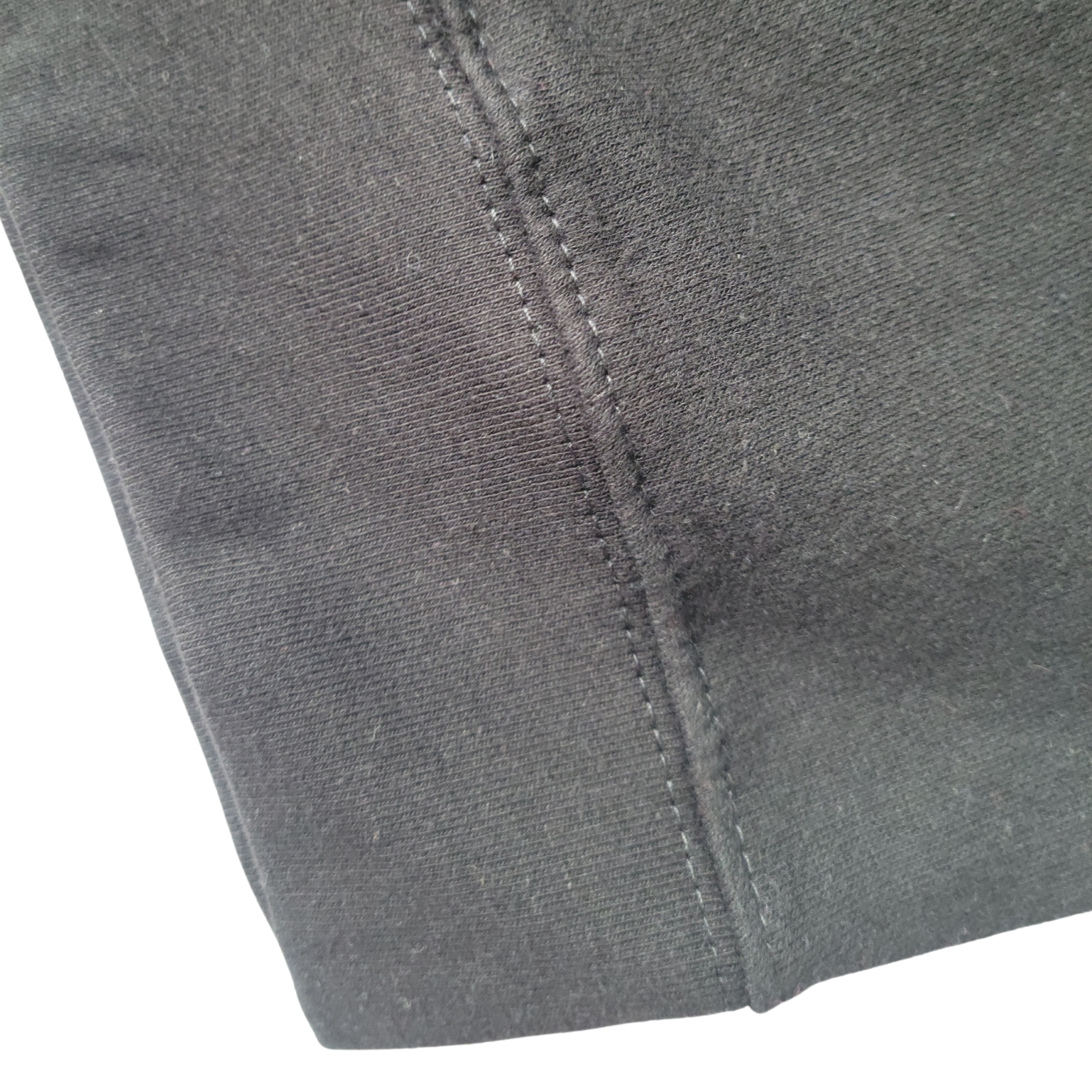 Makade Black Crewneck featuring Indigenous artwork, ribbed cuffs, and a moon patch, made from soft and sustainable fabric.