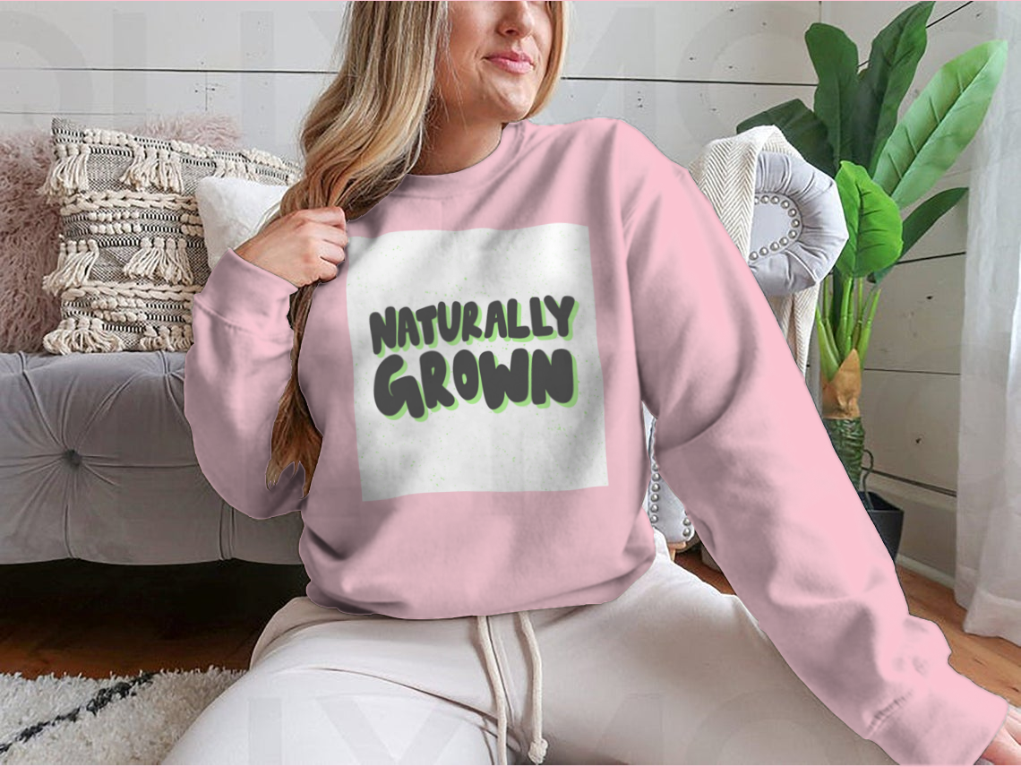 A stylish hand-drawn illustration design featuring natural elements, printed on a soft cotton fabric, showcasing a unique artistic flair.