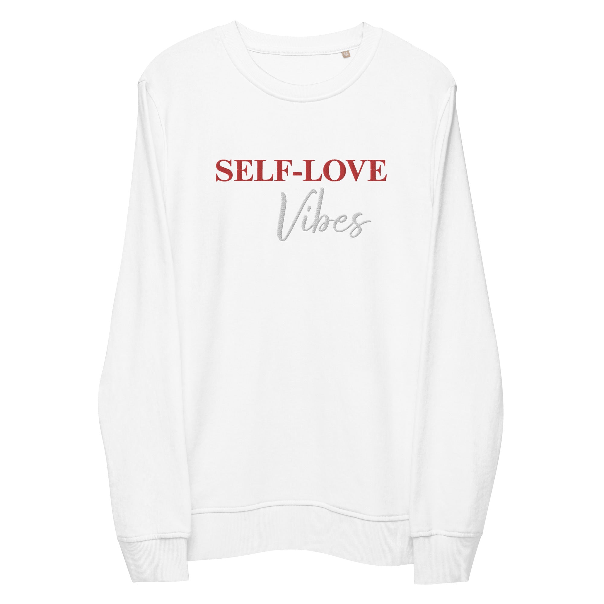 A cozy unisex organic cotton sweatshirt in a stylish design, featuring set-in sleeves and a ribbed collar, perfect for eco-friendly fashion enthusiasts.