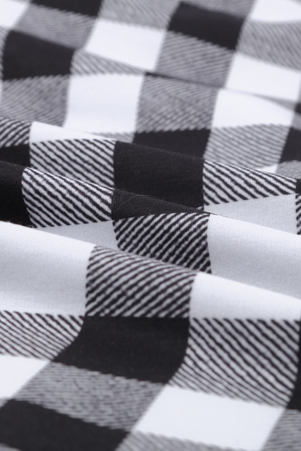 Red Christmas Tree Plaid Pattern Asymmetric Zip Hoodie featuring a festive design with a Christmas tree print on the chest and a stylish asymmetric zip.