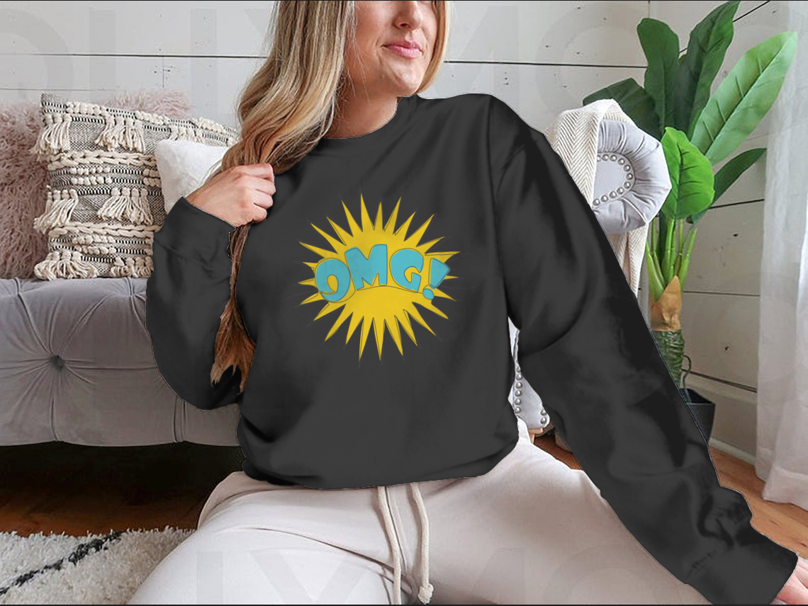 A stylish cotton garment featuring a single continuous line drawing that conveys motivation and inspiration, perfect for casual wear.