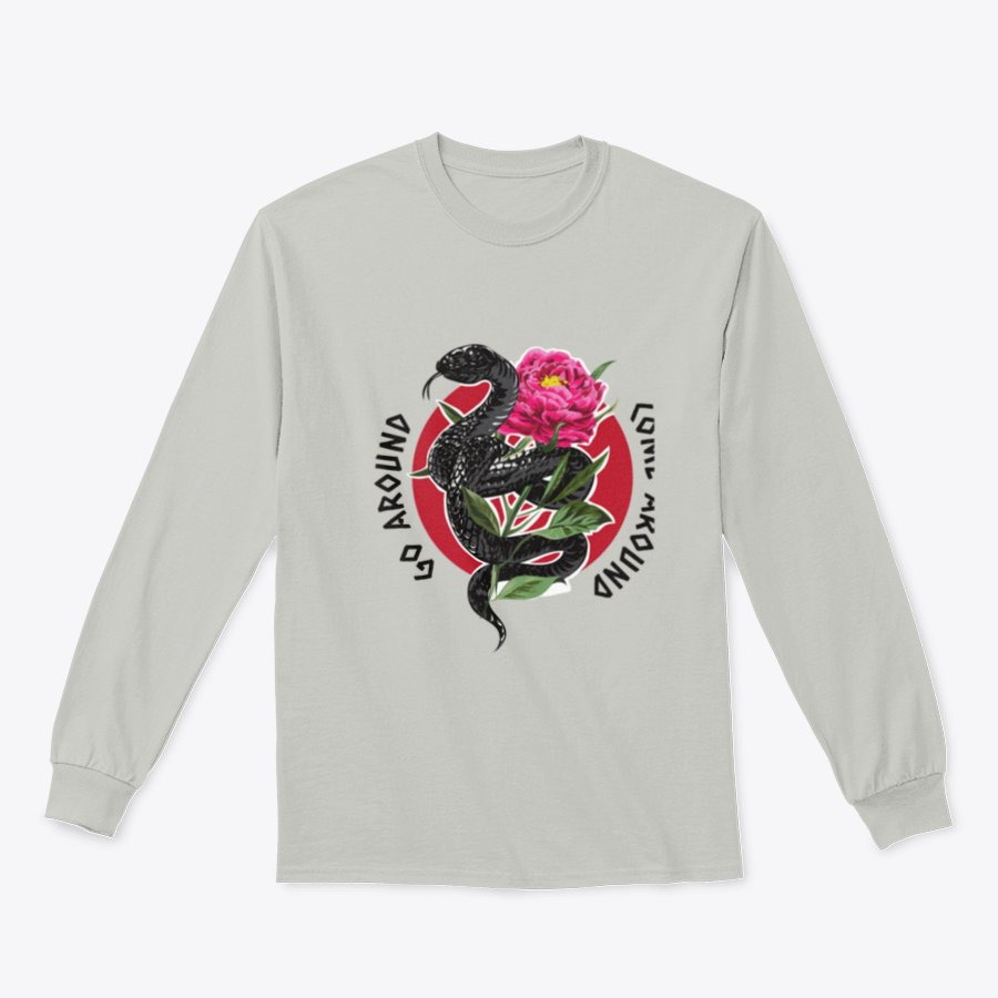 A stylish t-shirt featuring a flower illustration with a slogan, made from 100% cotton, showcasing a classic fit and midweight fabric.