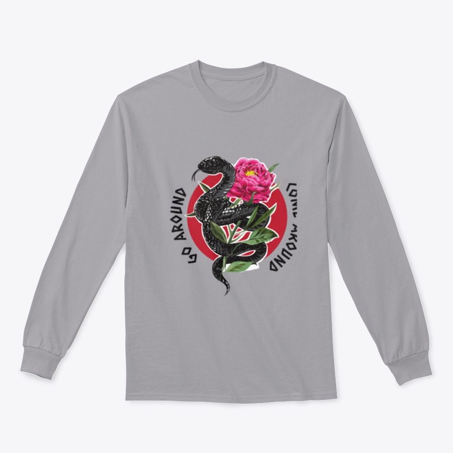 A stylish t-shirt featuring a flower illustration with a slogan, made from 100% cotton, showcasing a classic fit and midweight fabric.