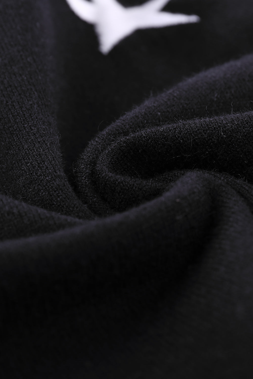 A cozy Turtleneck Star Print Sweater featuring a stylish star pattern, perfect for winter wear.