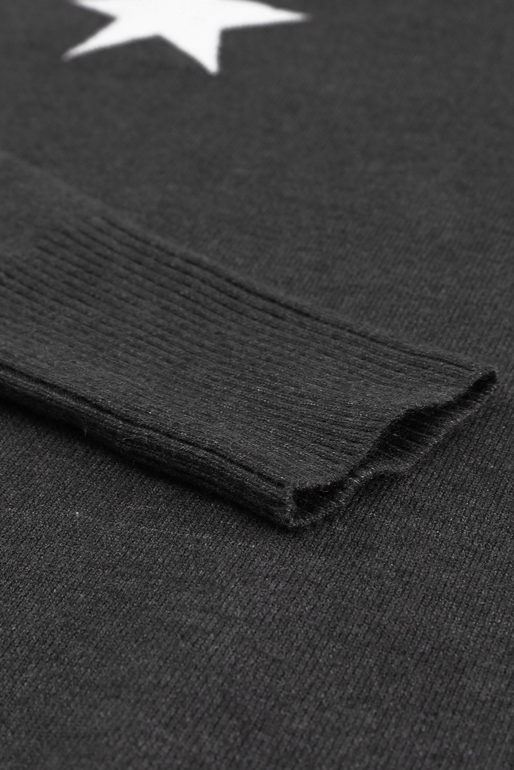 A cozy Turtleneck Star Print Sweater featuring a stylish star pattern, perfect for winter wear.