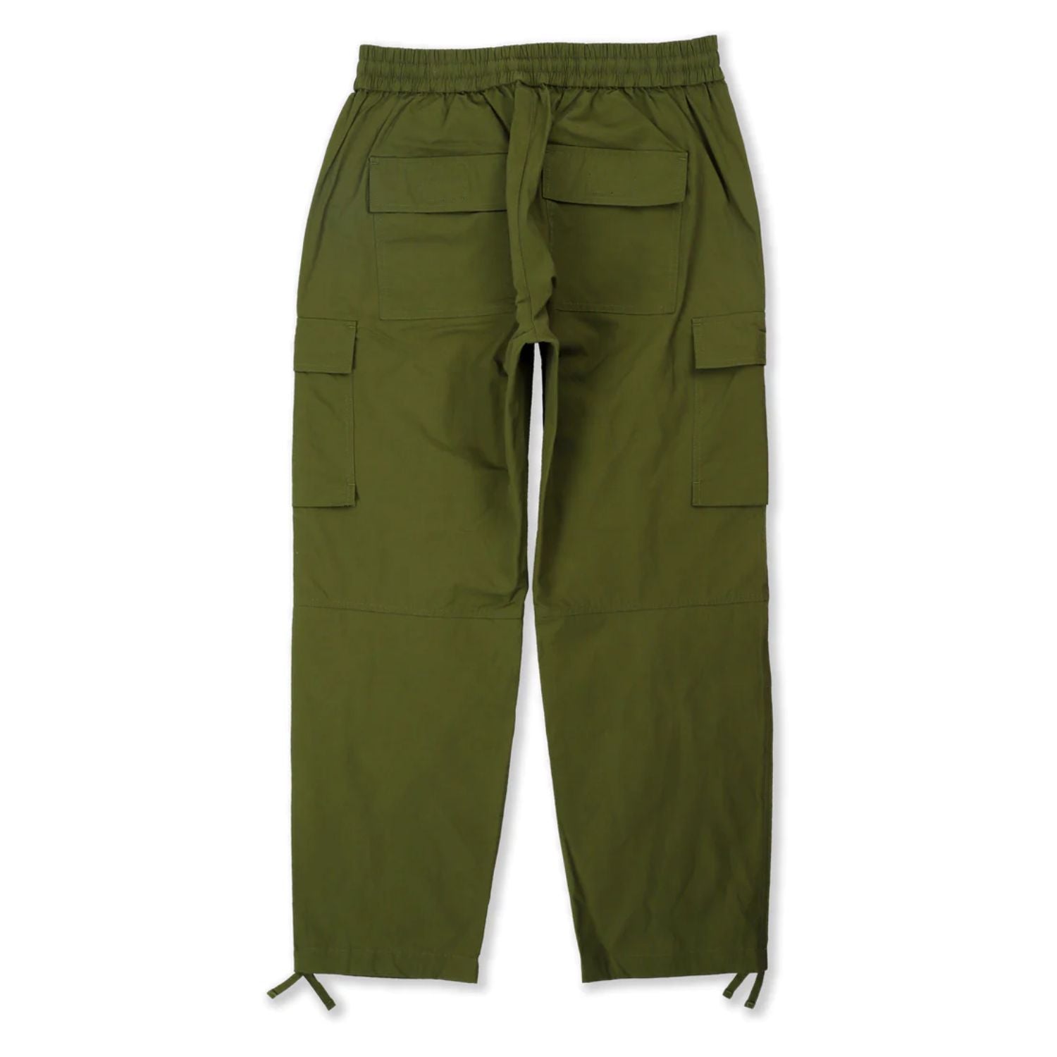 A pair of Windbreaker Nylon Cargo Pants featuring lightweight, stretchy fabric with deep front and side cargo pockets.