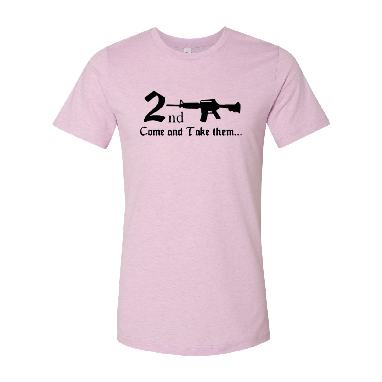 A unisex 2nd Gun Come And Take Them Shirt displayed in various colors, showcasing its comfortable fabric and stylish design.