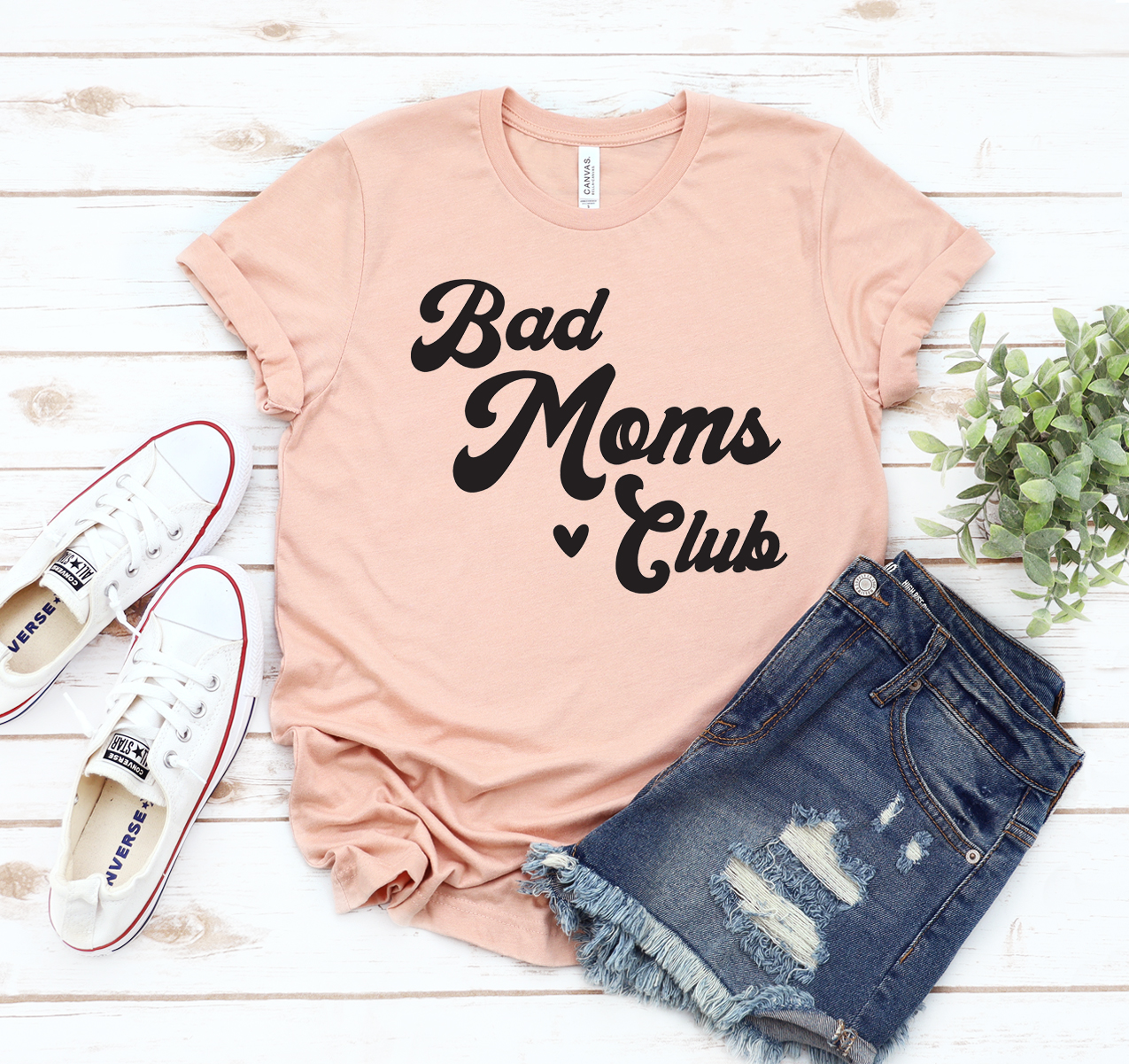 Main Bad Moms Club T-shirt image