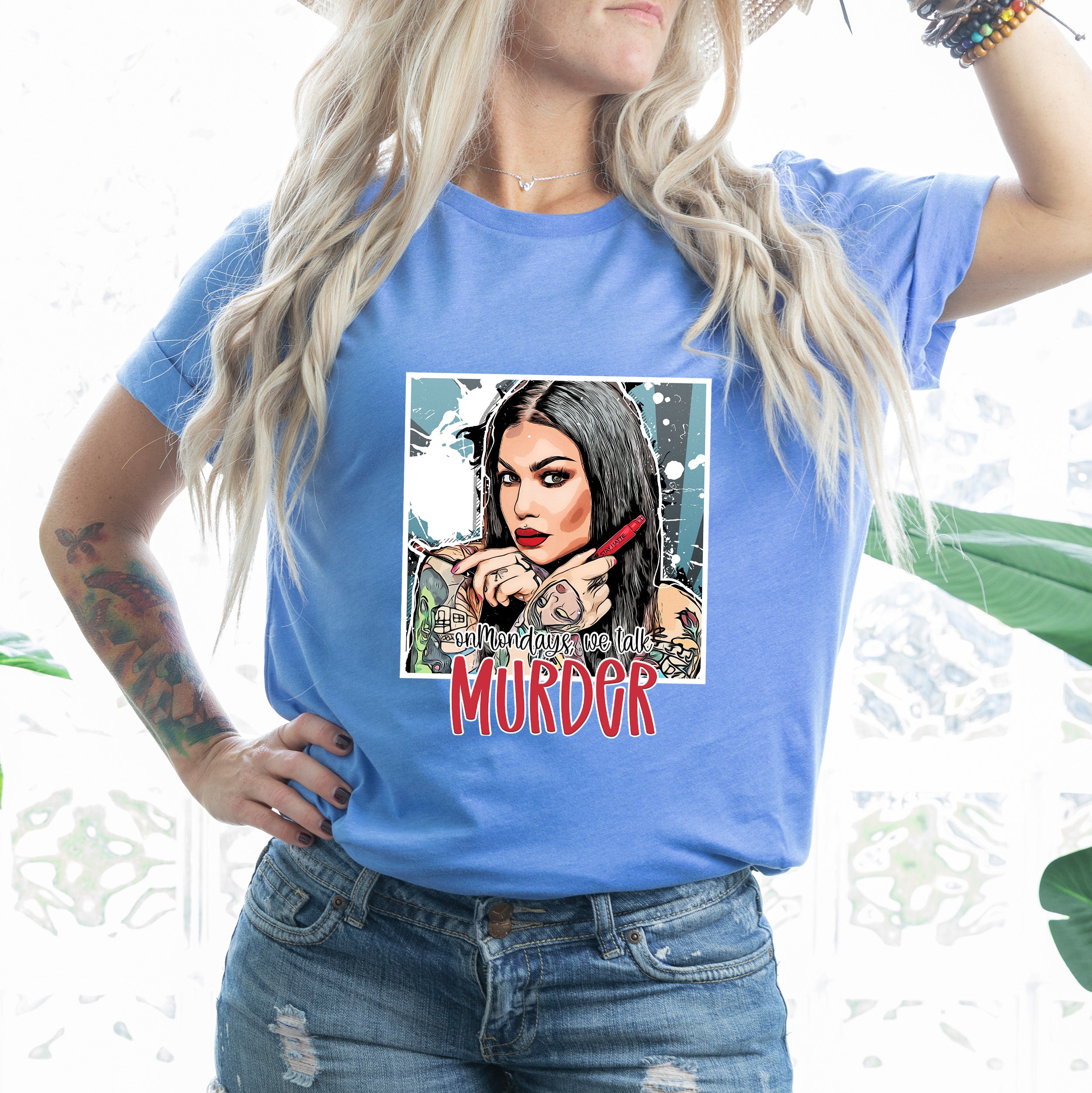 Bailey Sarian Unisex T-shirt featuring vibrant graphic design and soft fabric.