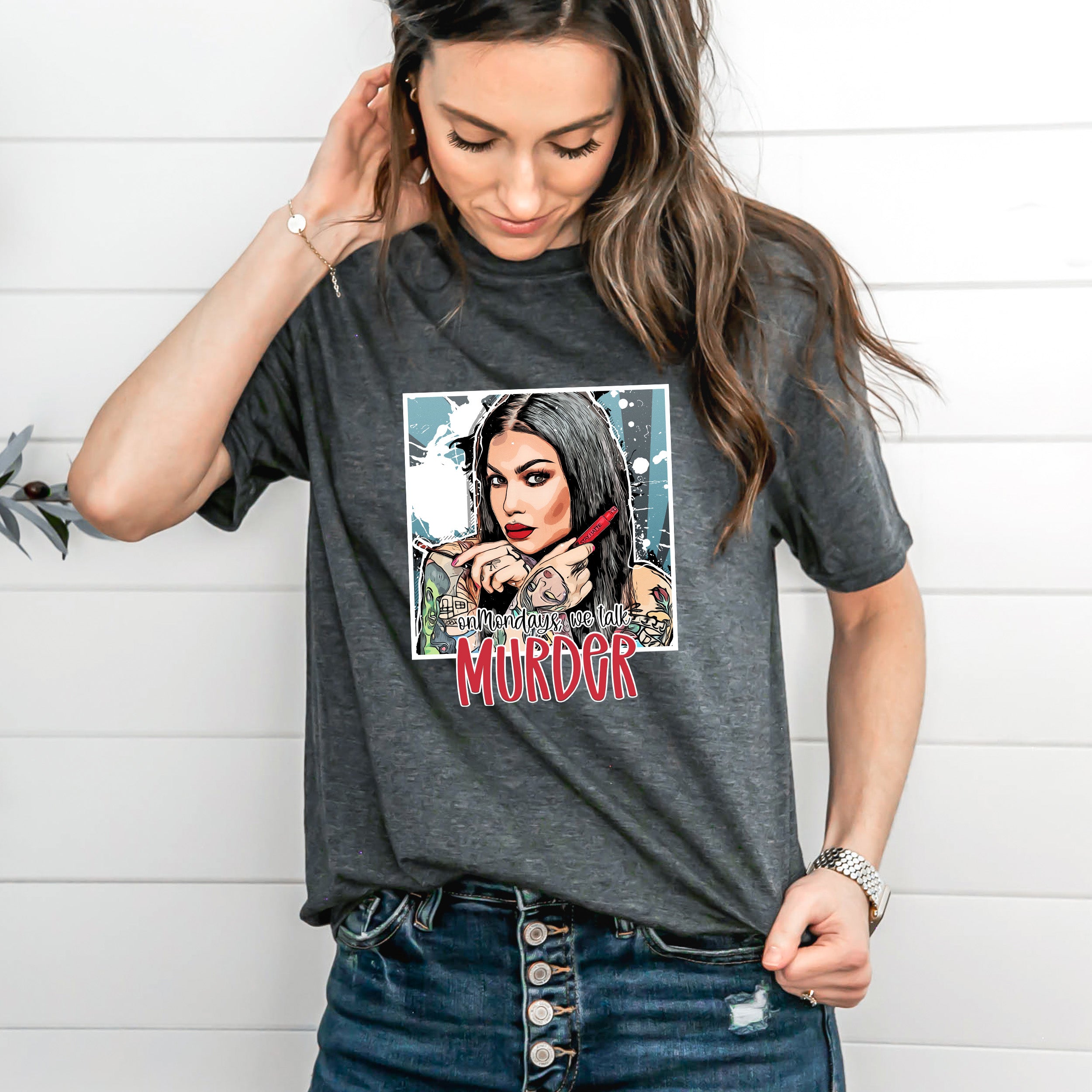 Bailey Sarian Unisex T-shirt featuring vibrant graphic design and soft fabric.